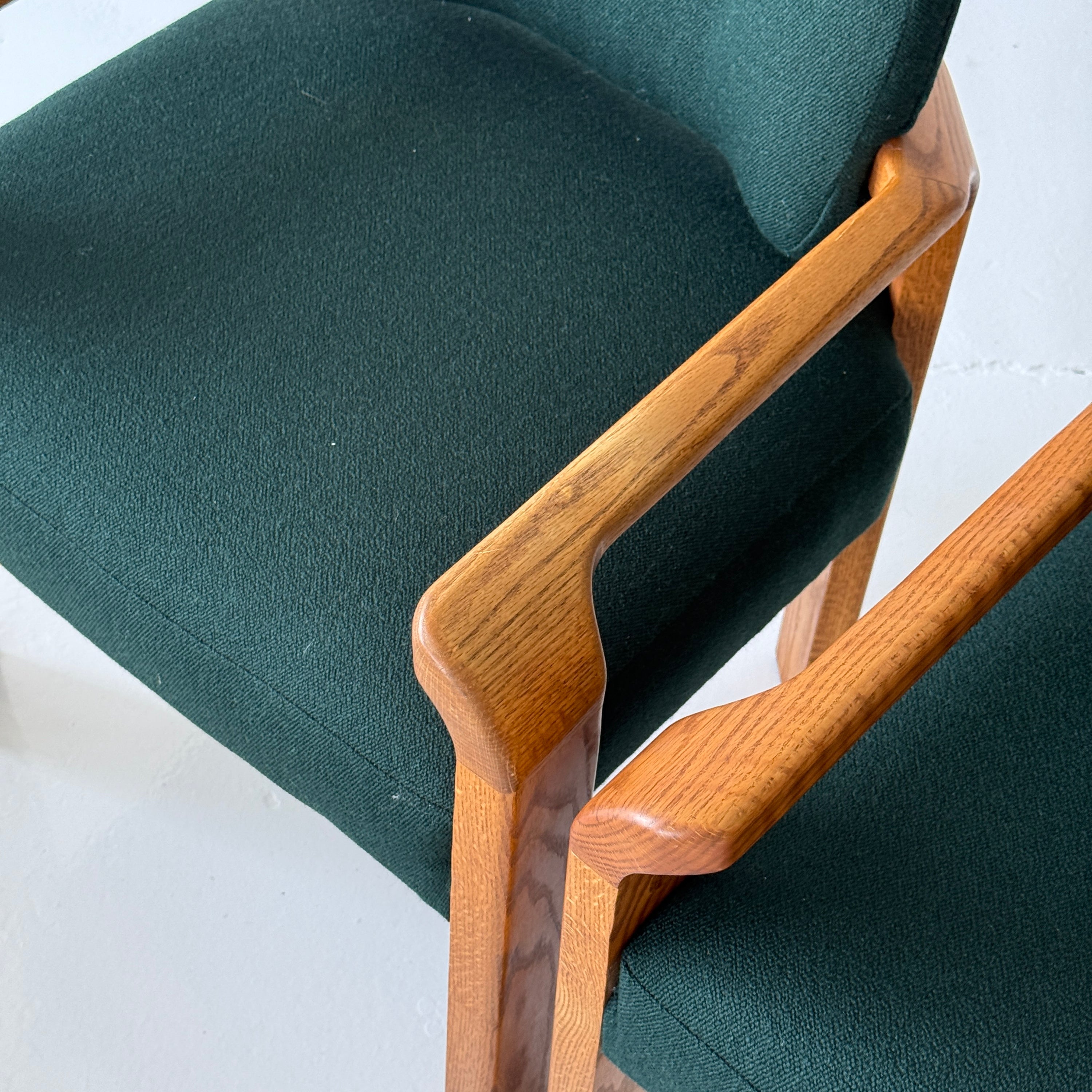 Brutalist Sculpted Dining Chairs by Lou Hodges for Generation 80