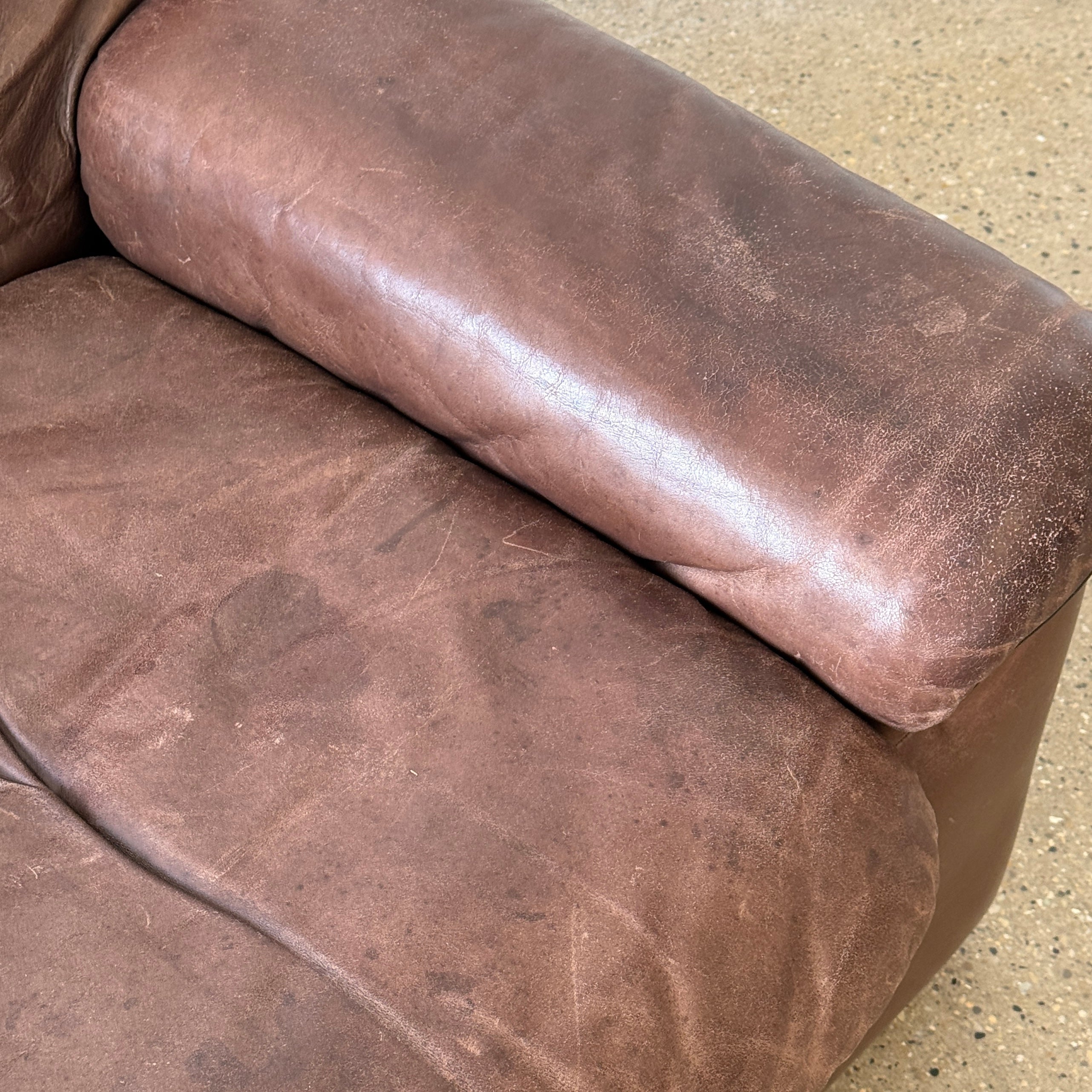 DS-66 Leather Lounge Chairs by De Sede