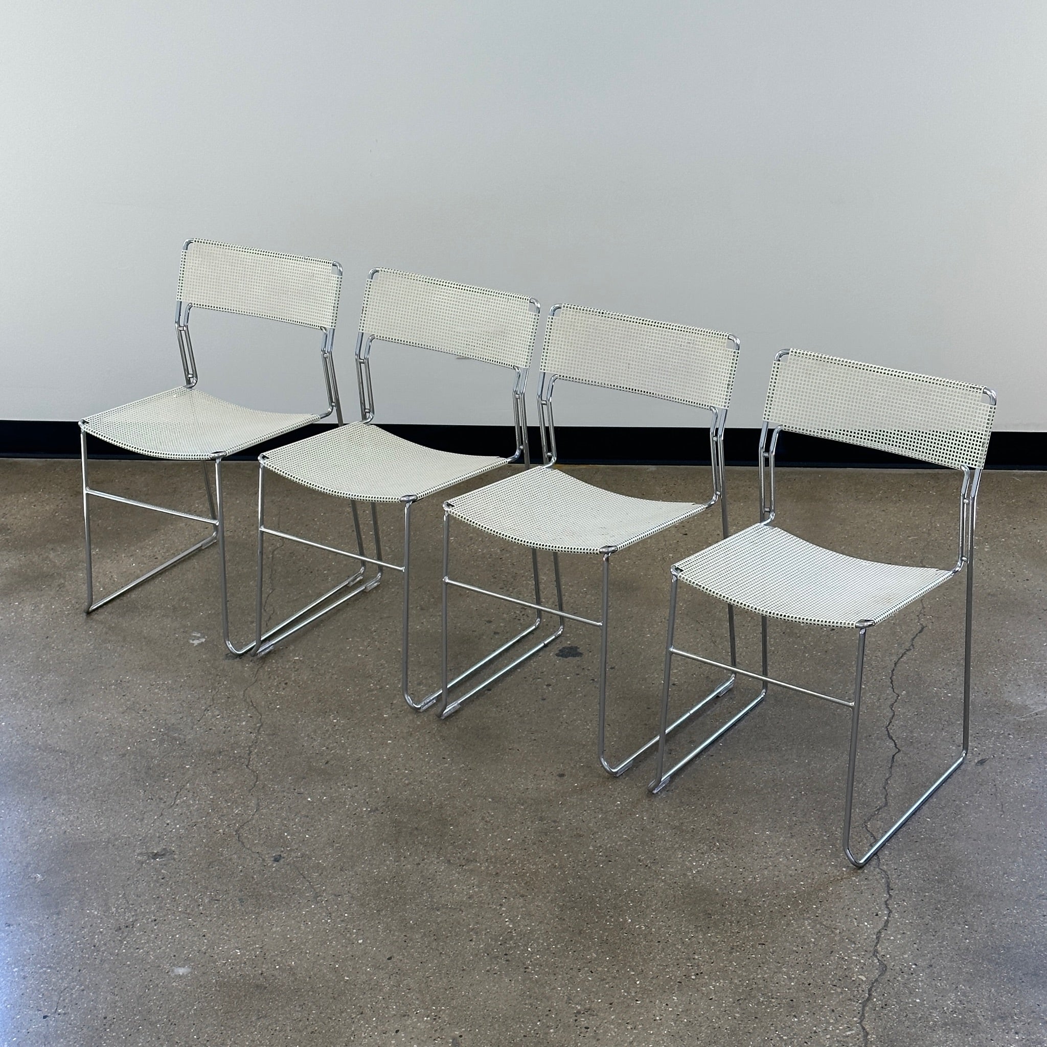 Sultana Metal Dining Chairs by Arrben Italy