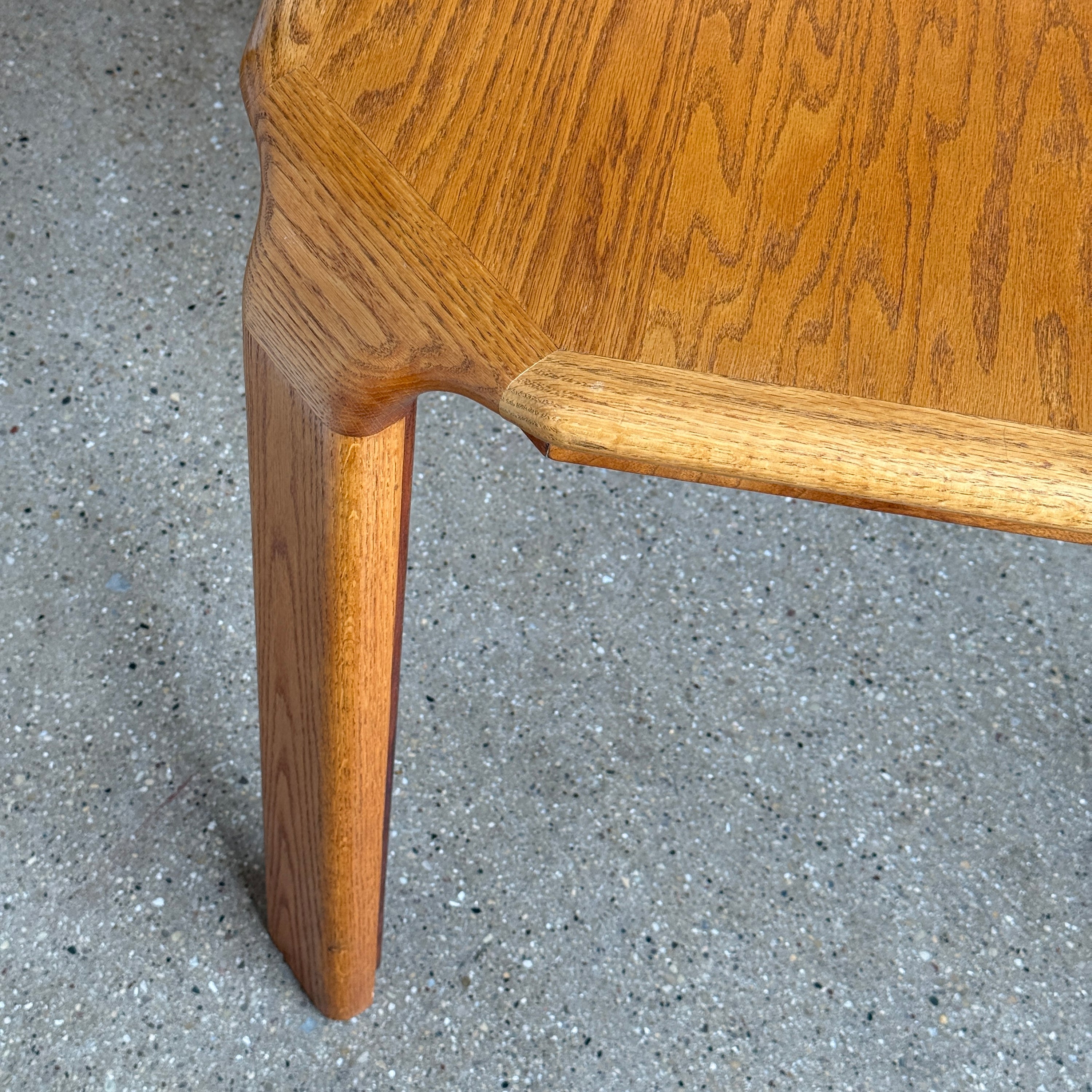 Extendable Oak Dining Table by Lou Hodges for Generation 80