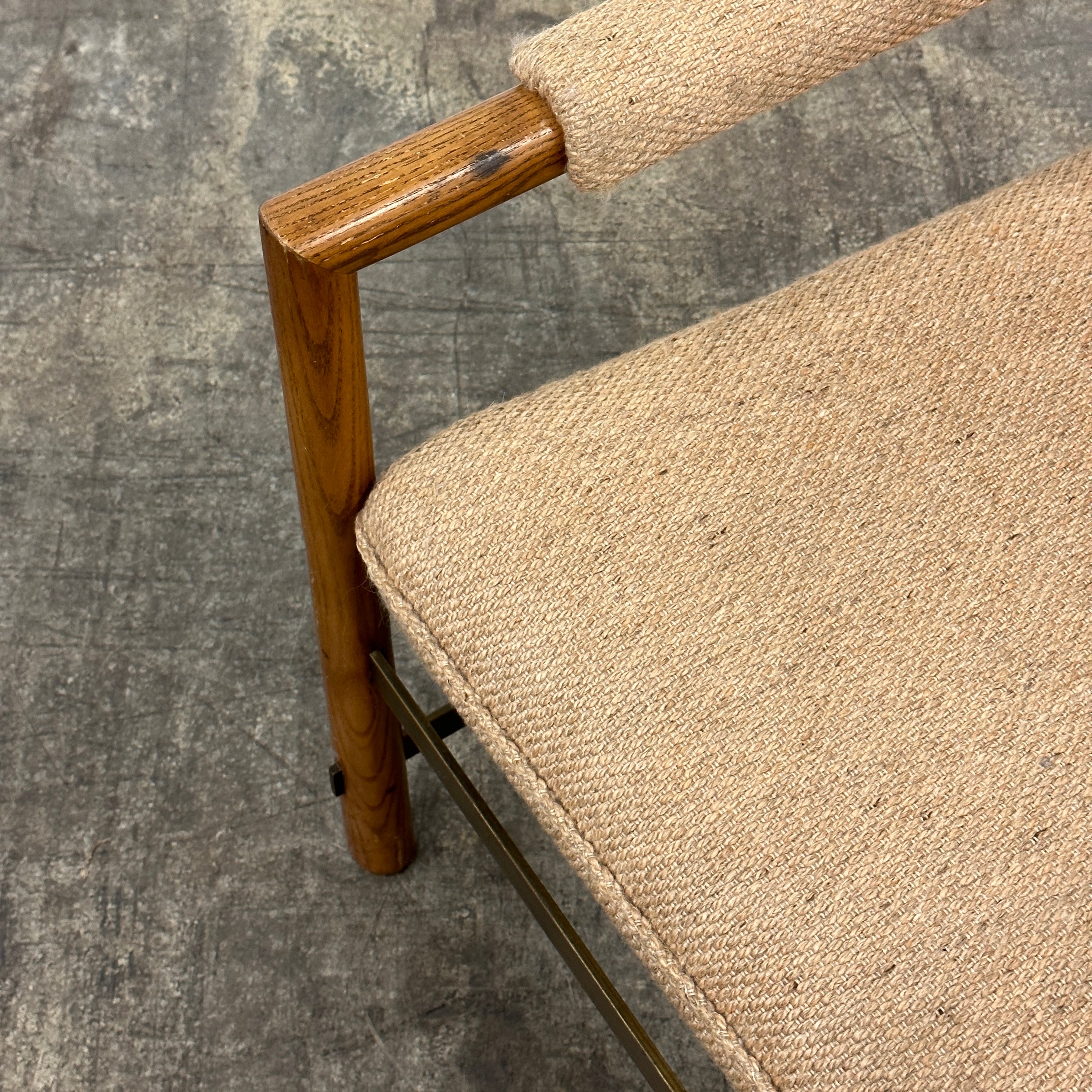 Vintage Ash Club Chair by Edward Wormley for Dunbar