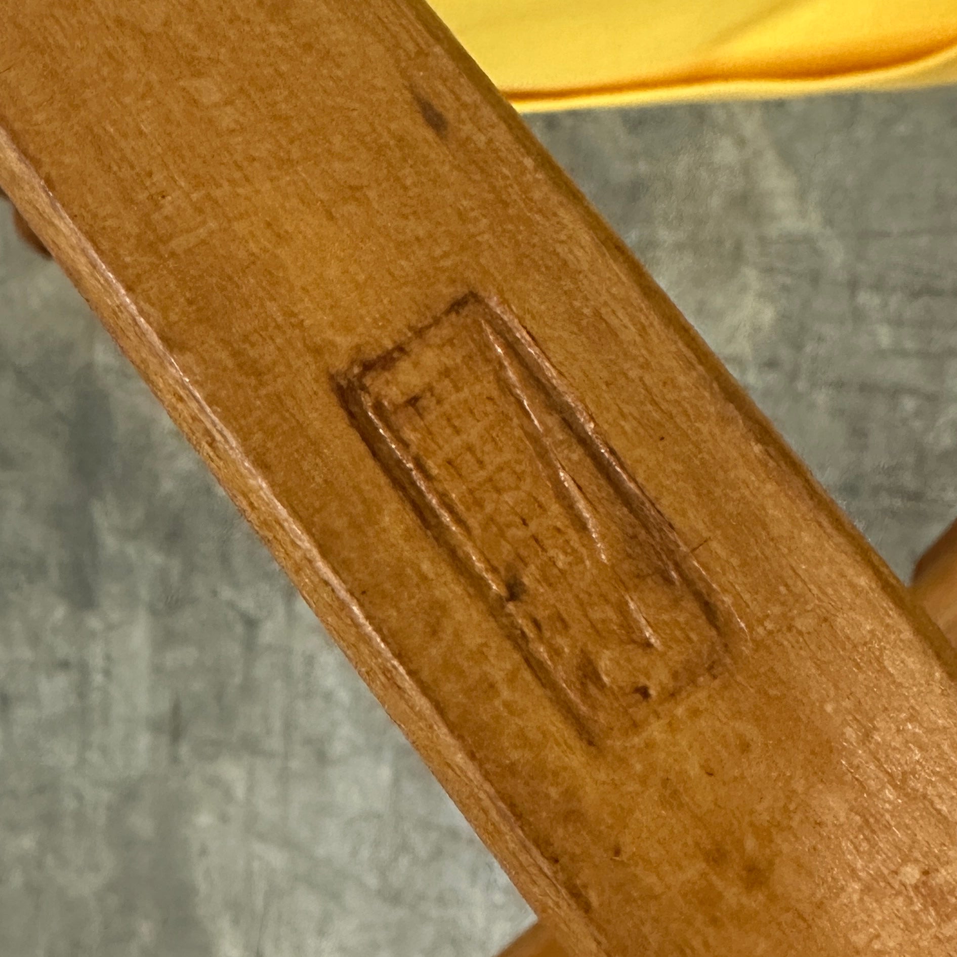 Vintage Danish Folding Chair by Torck