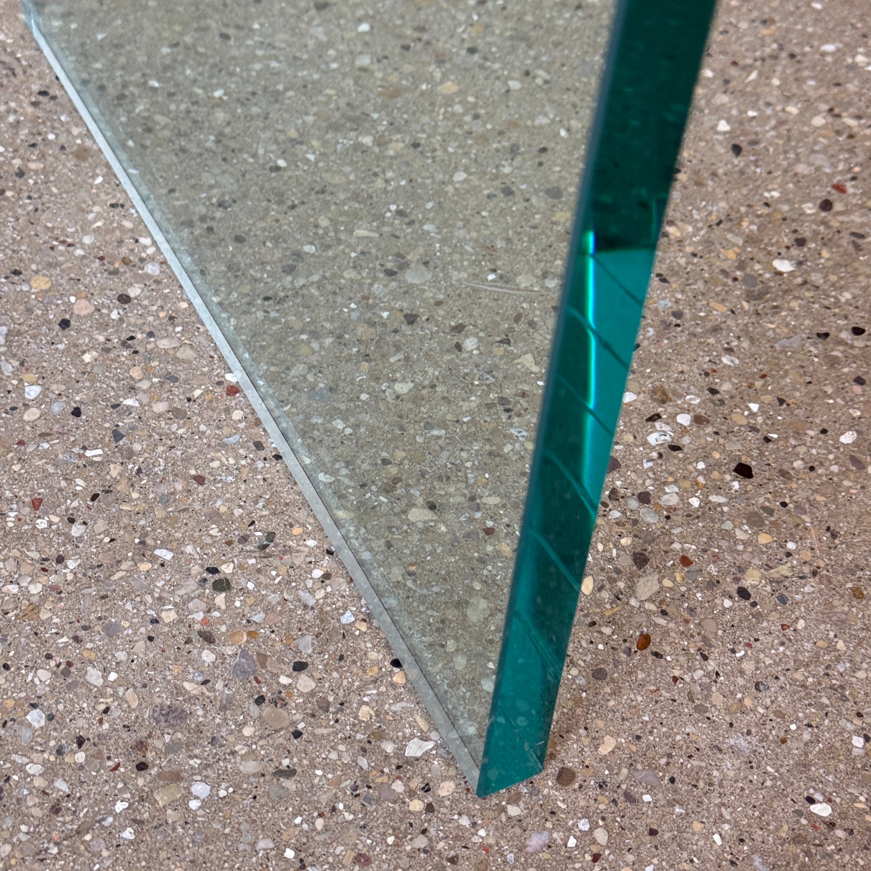 Glass Wave Stool by Laurel Fyfe