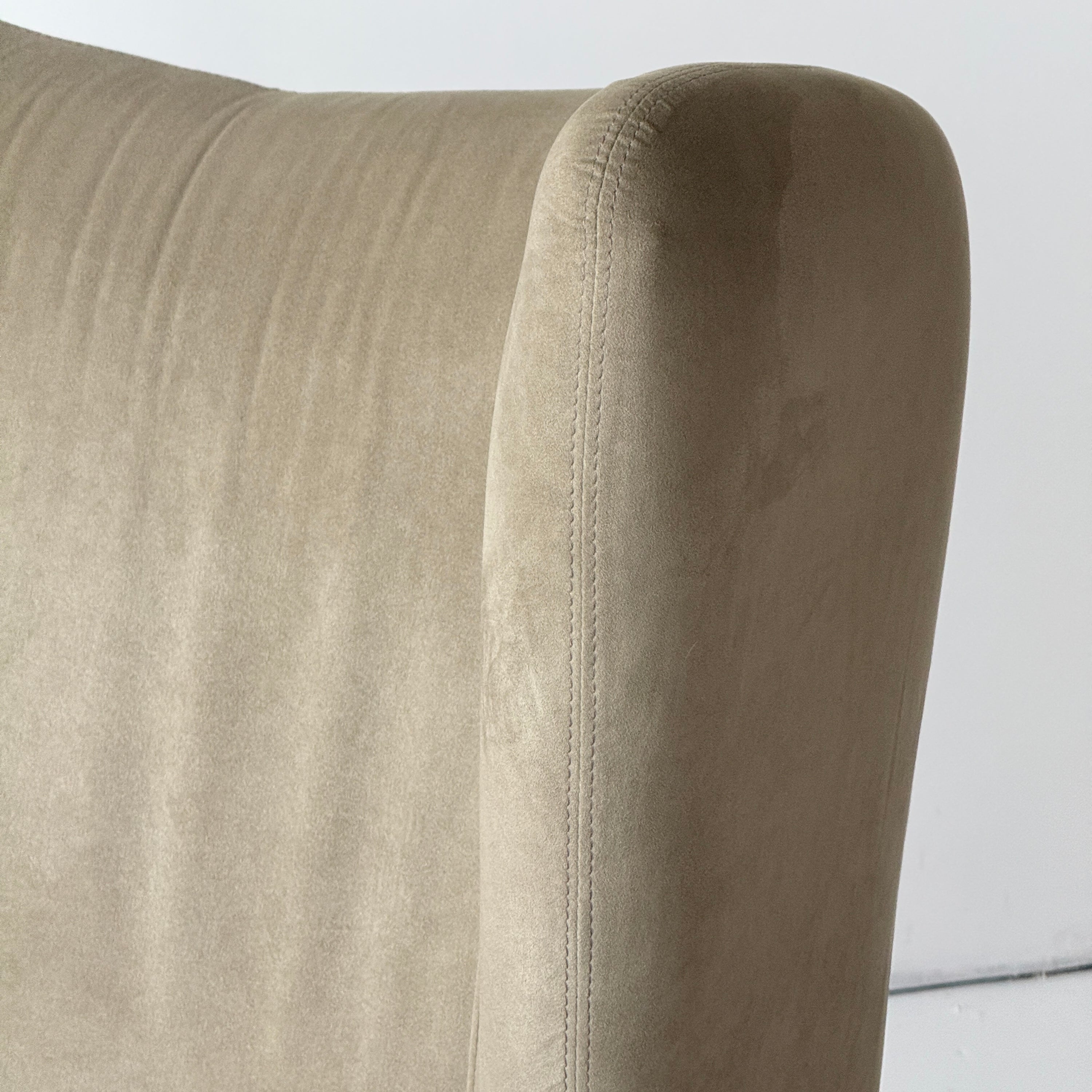 Fiftyish Wingback Chair by Vladimir Kagan for American Leather