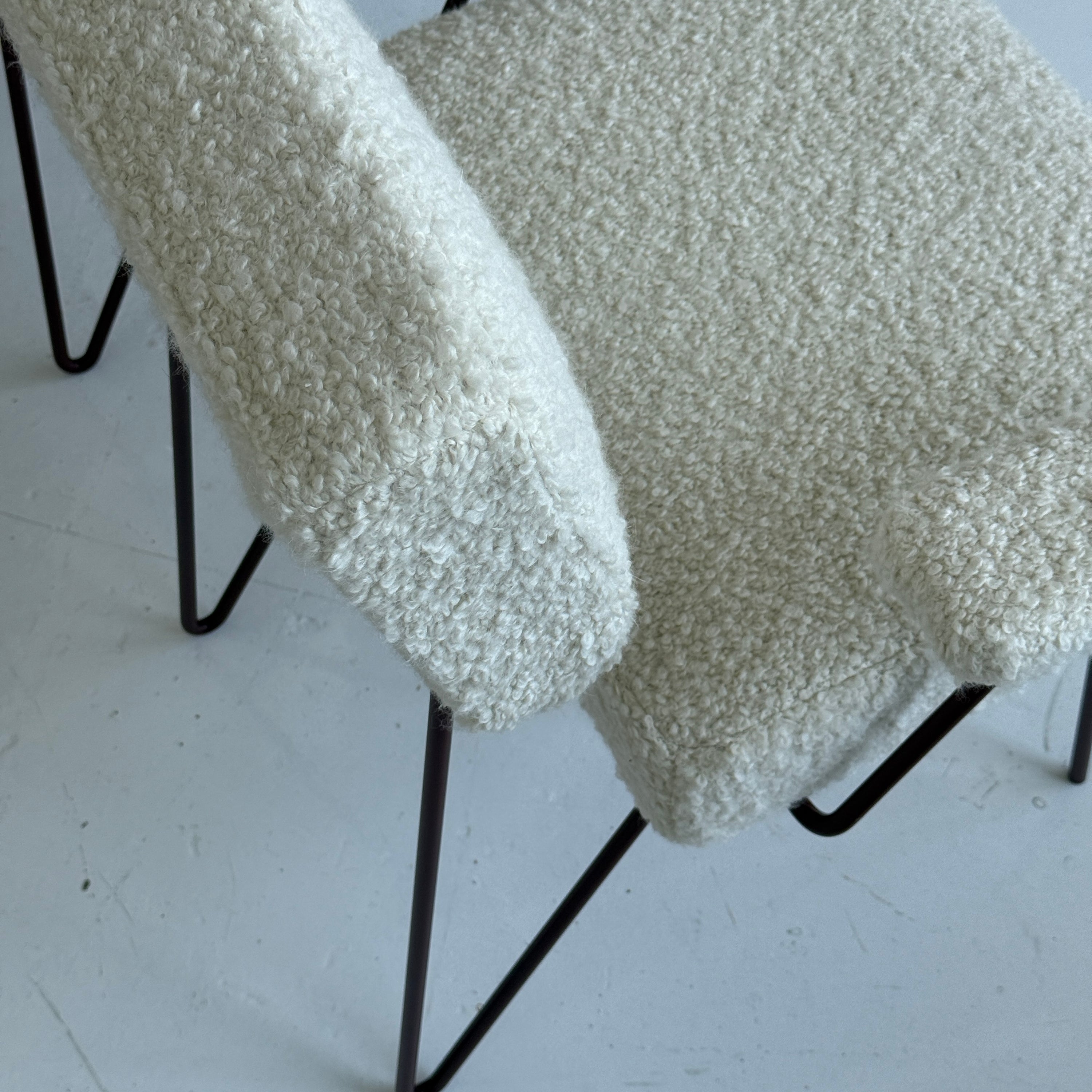 Hairpin Iron Dining Chairs by Dorothy Schindele