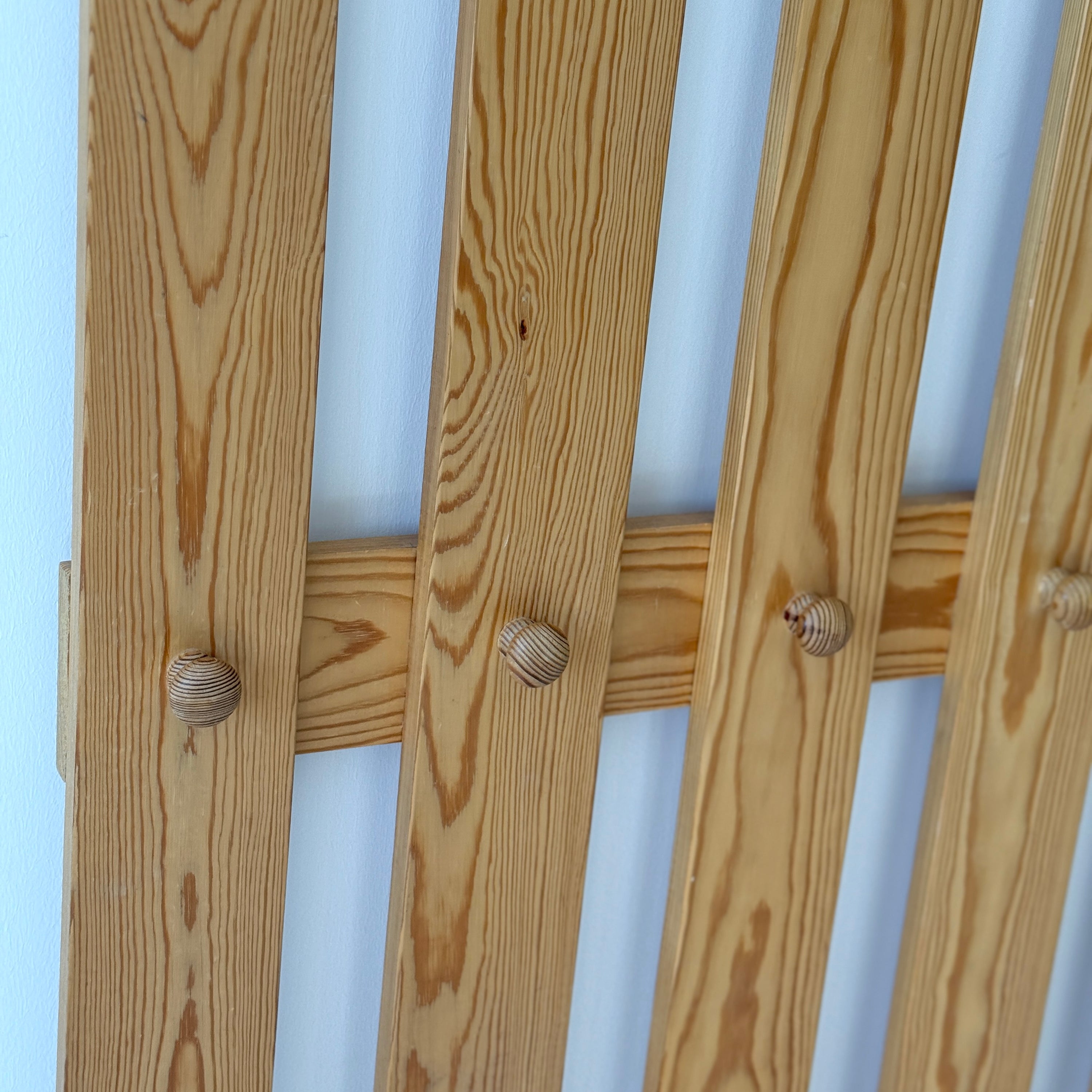 Swedish Pine Hall Coat Rack