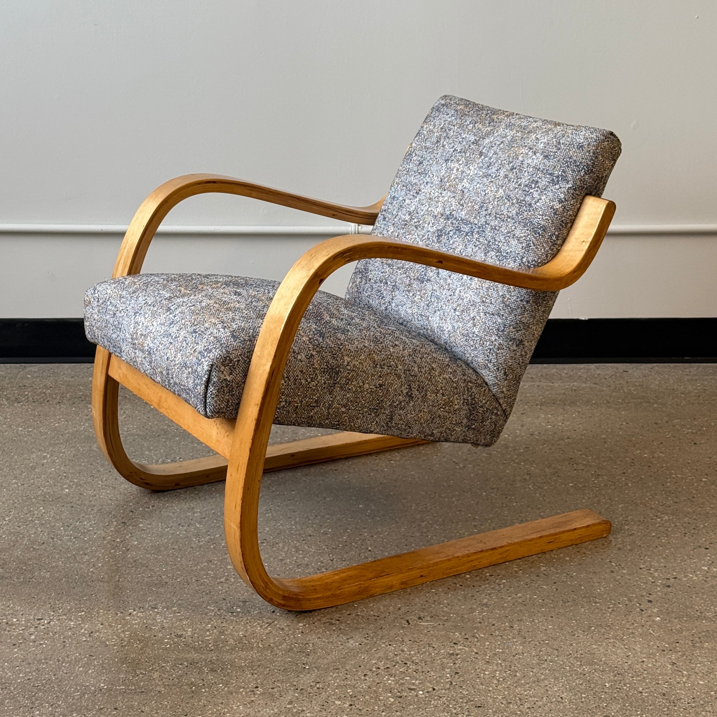 Model 401 + 402 Bentwood Lounge Chairs by Alvar Aalto for Artek