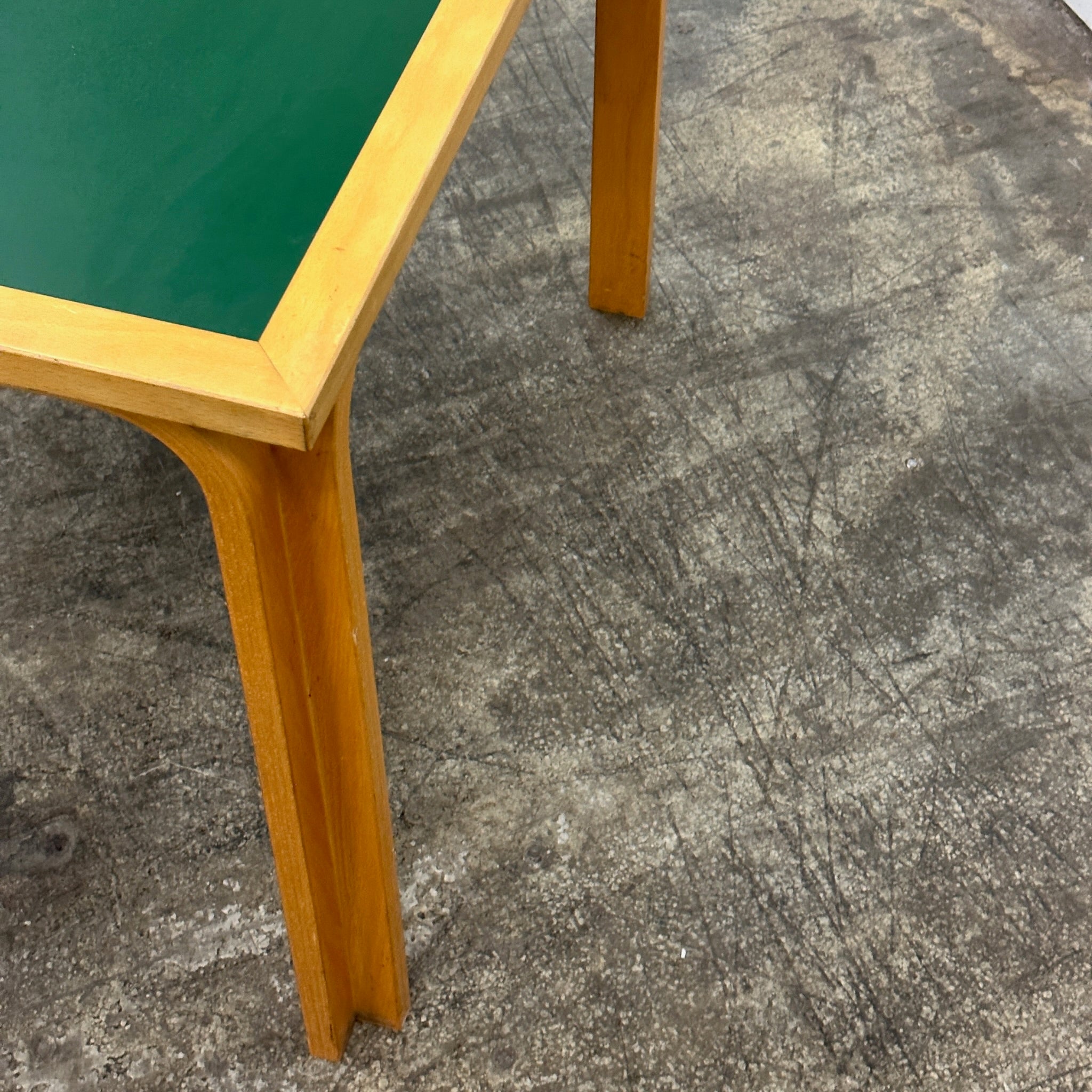 Square Green Table by Rud Thygesen and Johnny Sørensen for Magnus Olesen