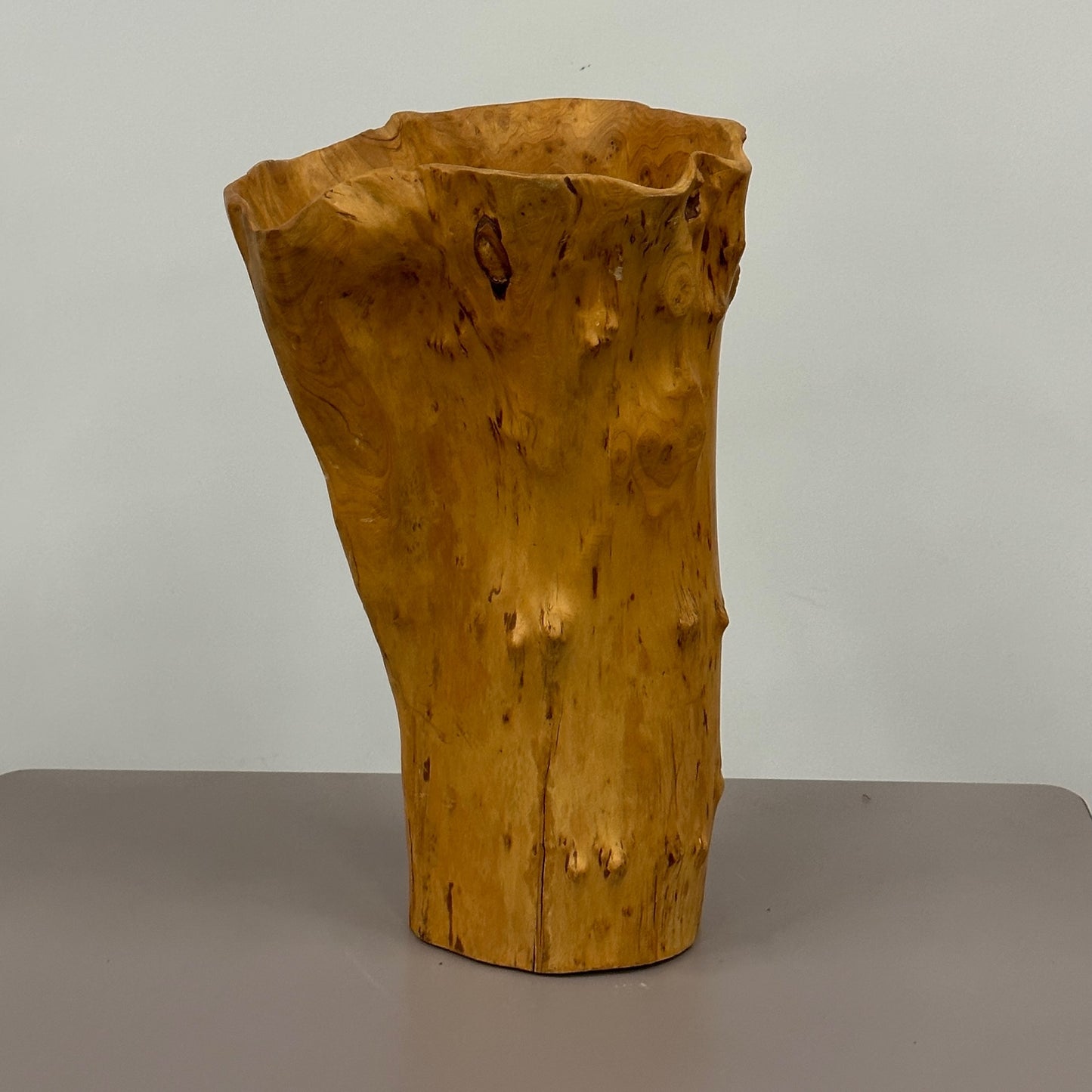 Large Wooden Vessel