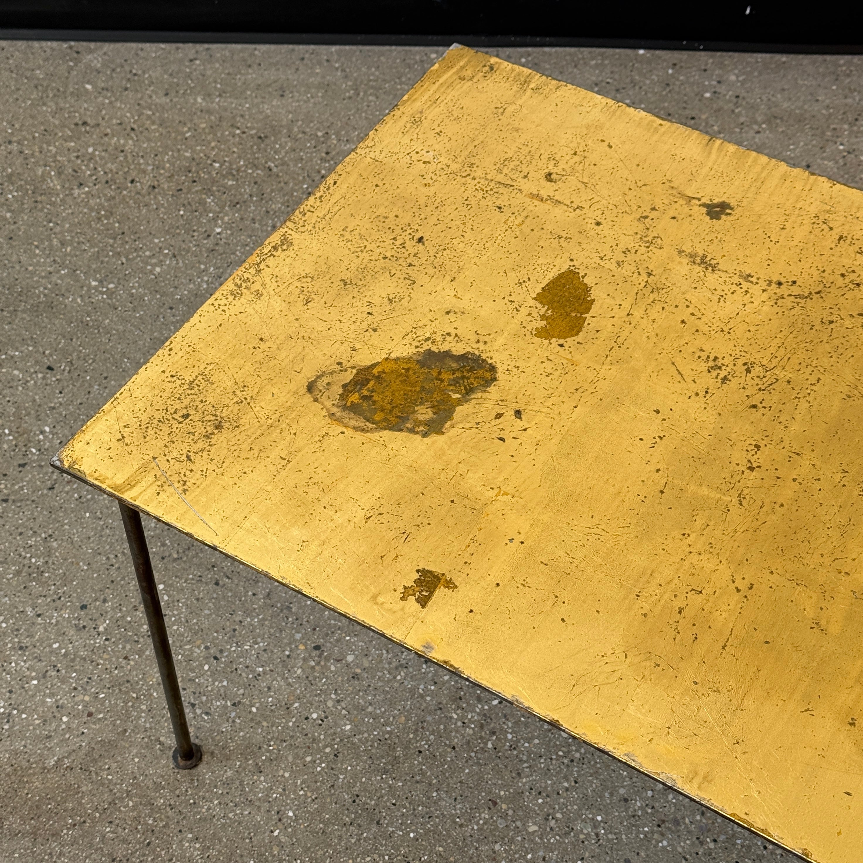 Gilded Studio Made Metal Coffee Table