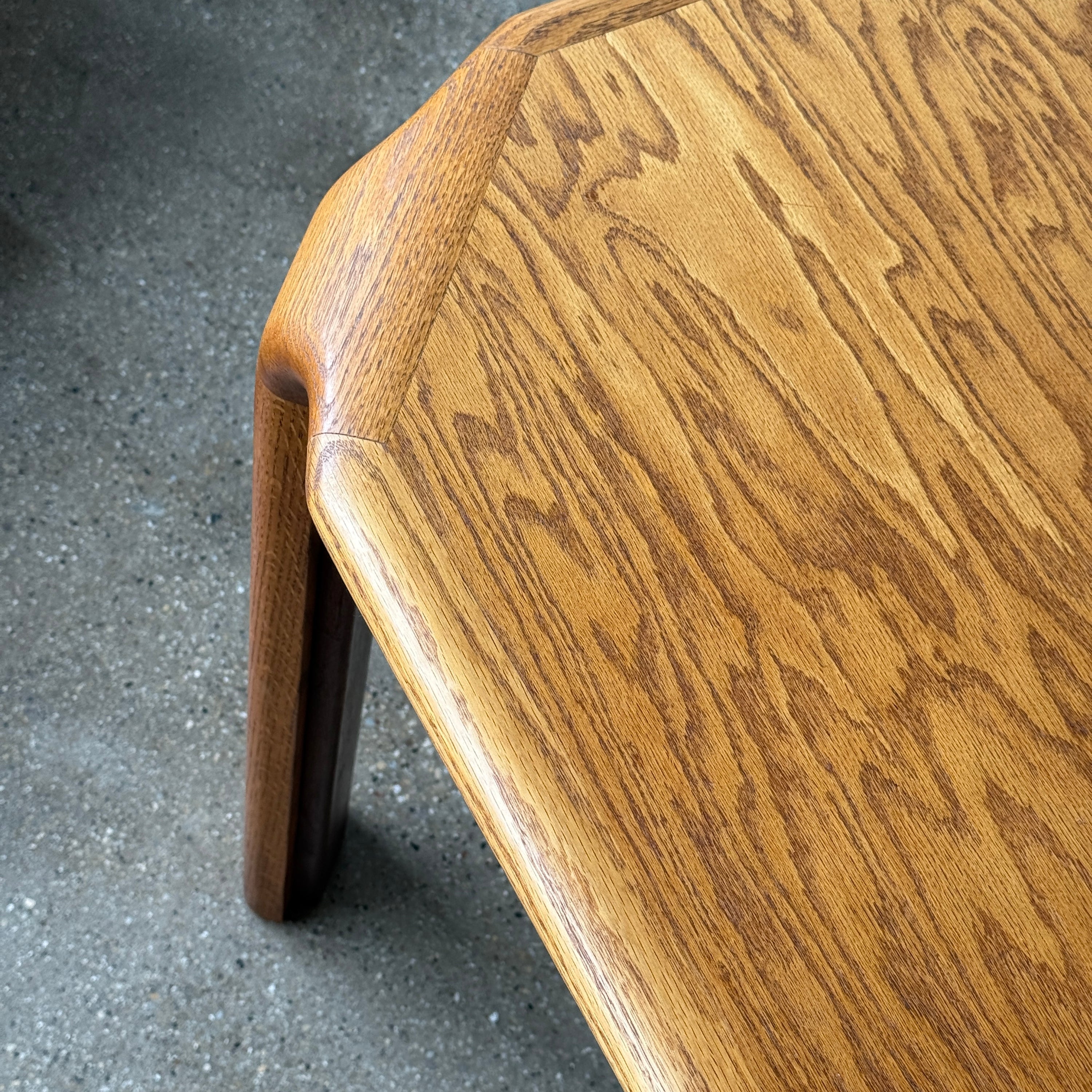 Extendable Oak Dining Table by Lou Hodges for Generation 80