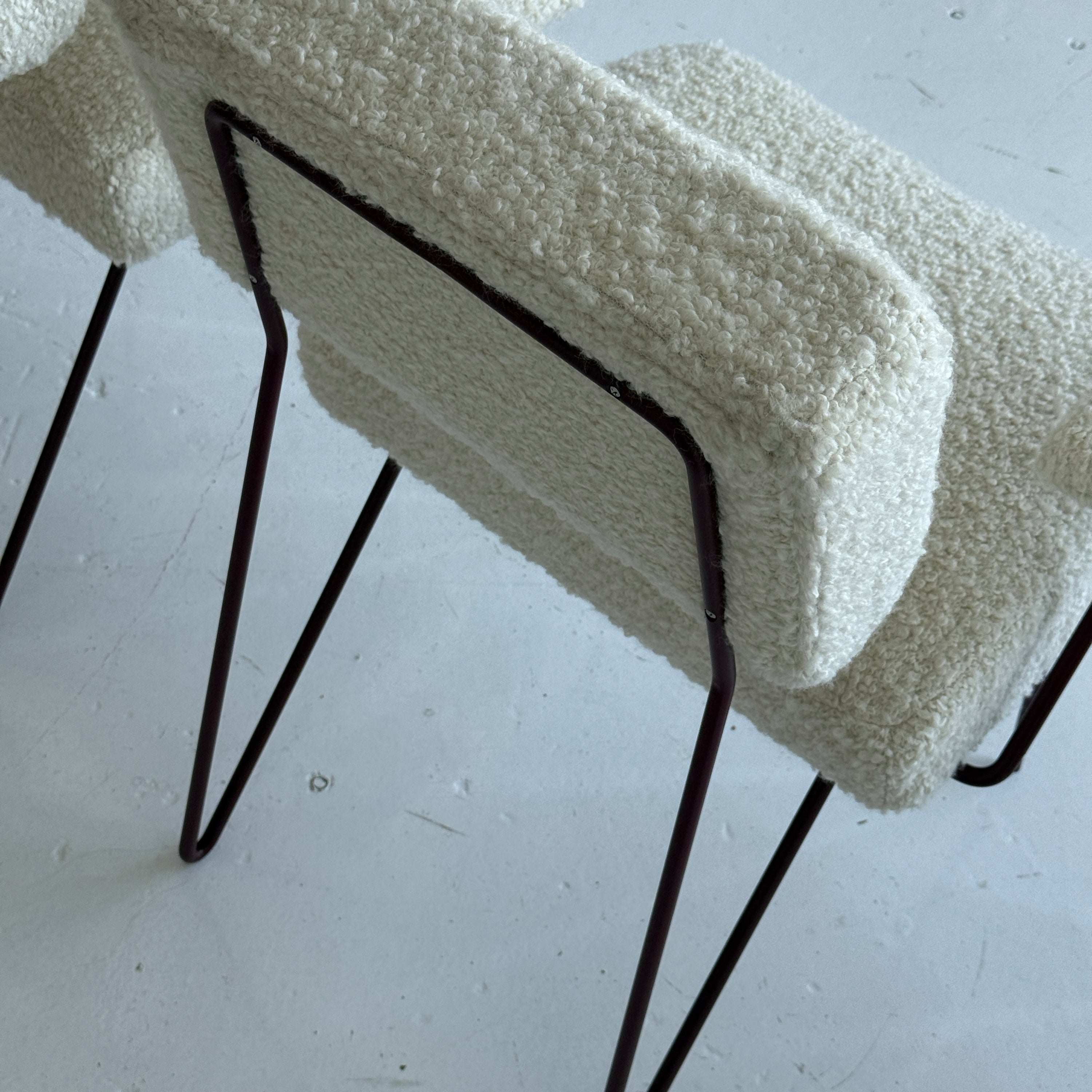 Hairpin Iron Dining Chairs by Dorothy Schindele