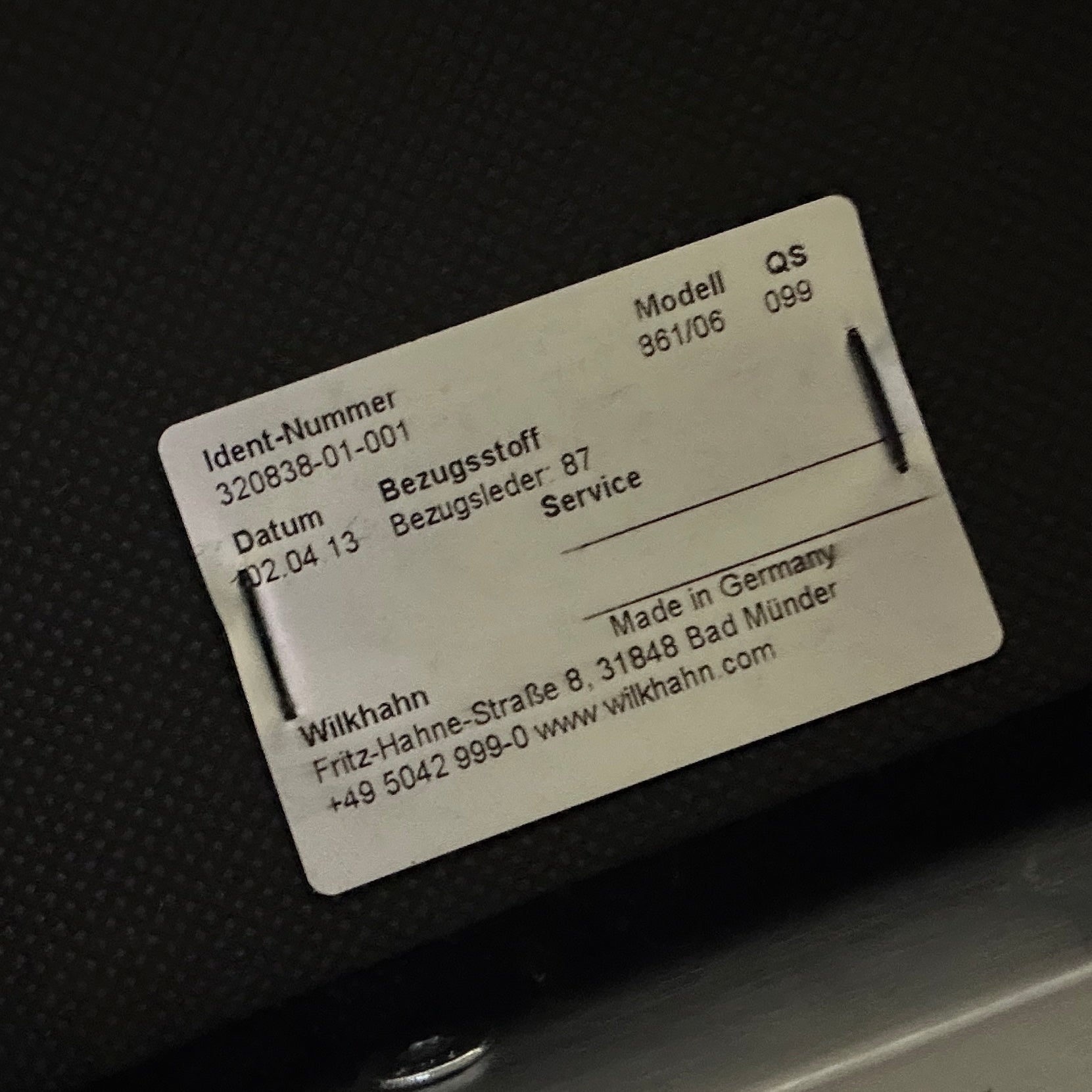 Brown Leather Asienta Sofa by Wilkhahn