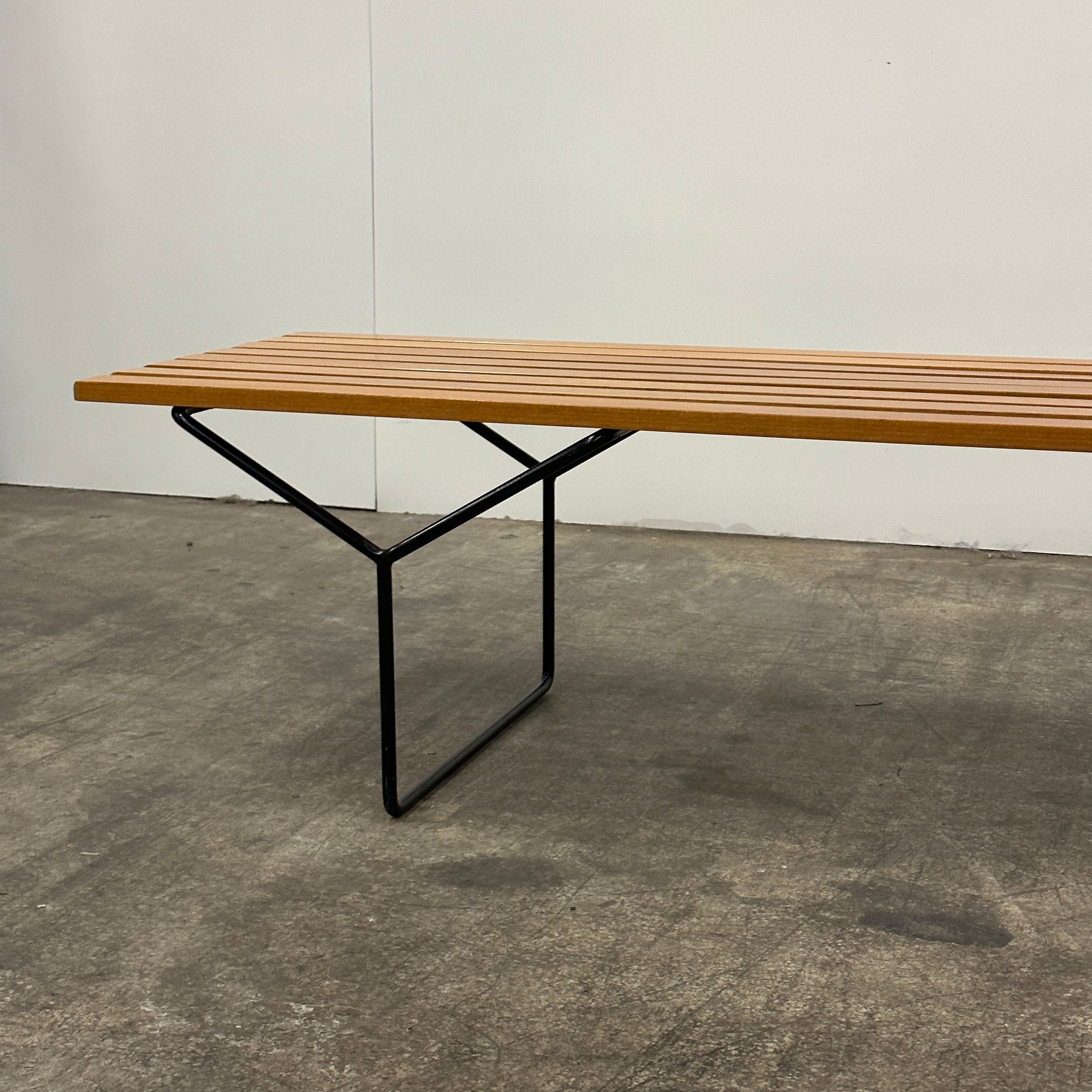 Slat Bench by Harry Bertoia for Knoll