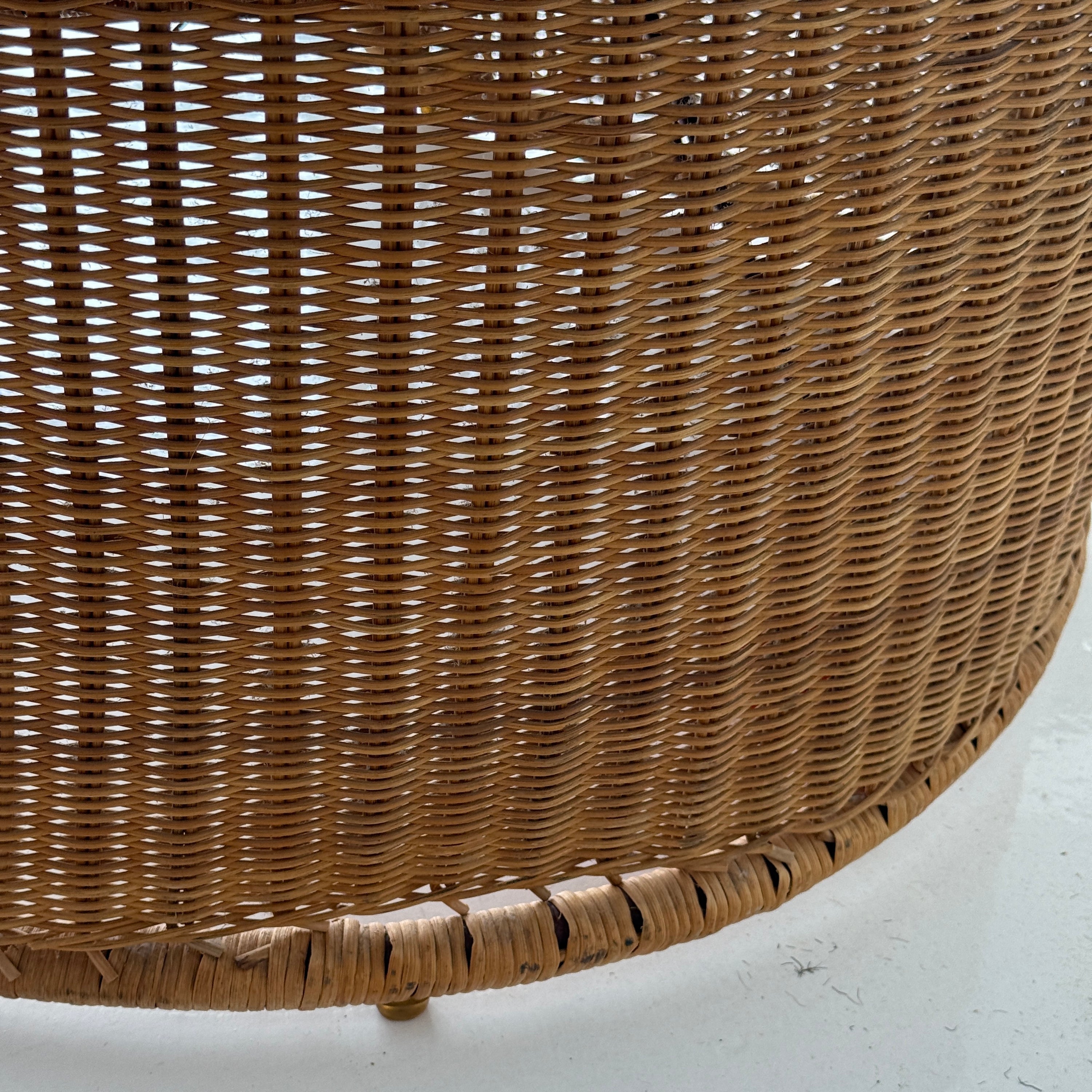 Rattan Lounge Chair by Eero Aarnio