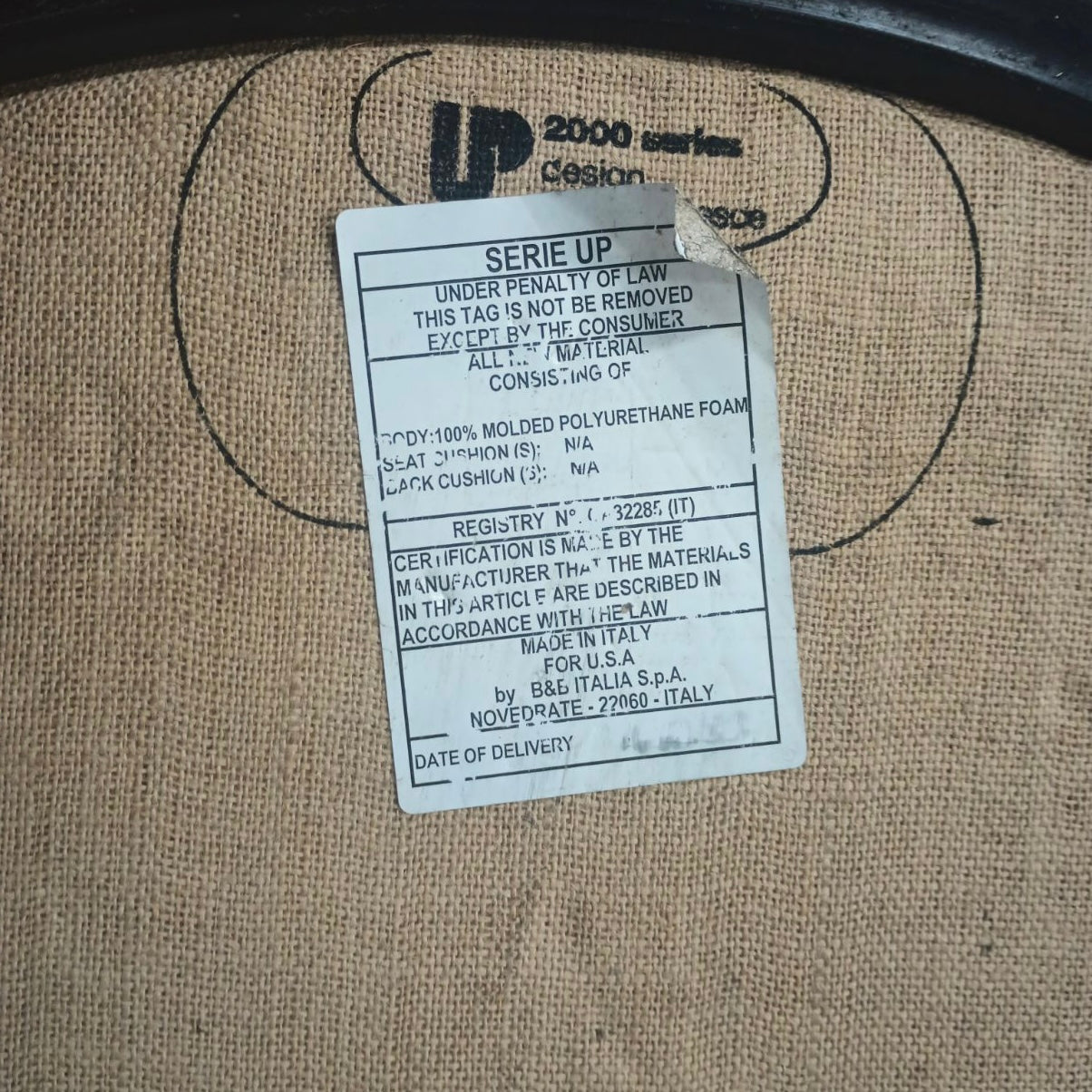 Up1 Chairs by Gaetano Pesce for B&B Italia