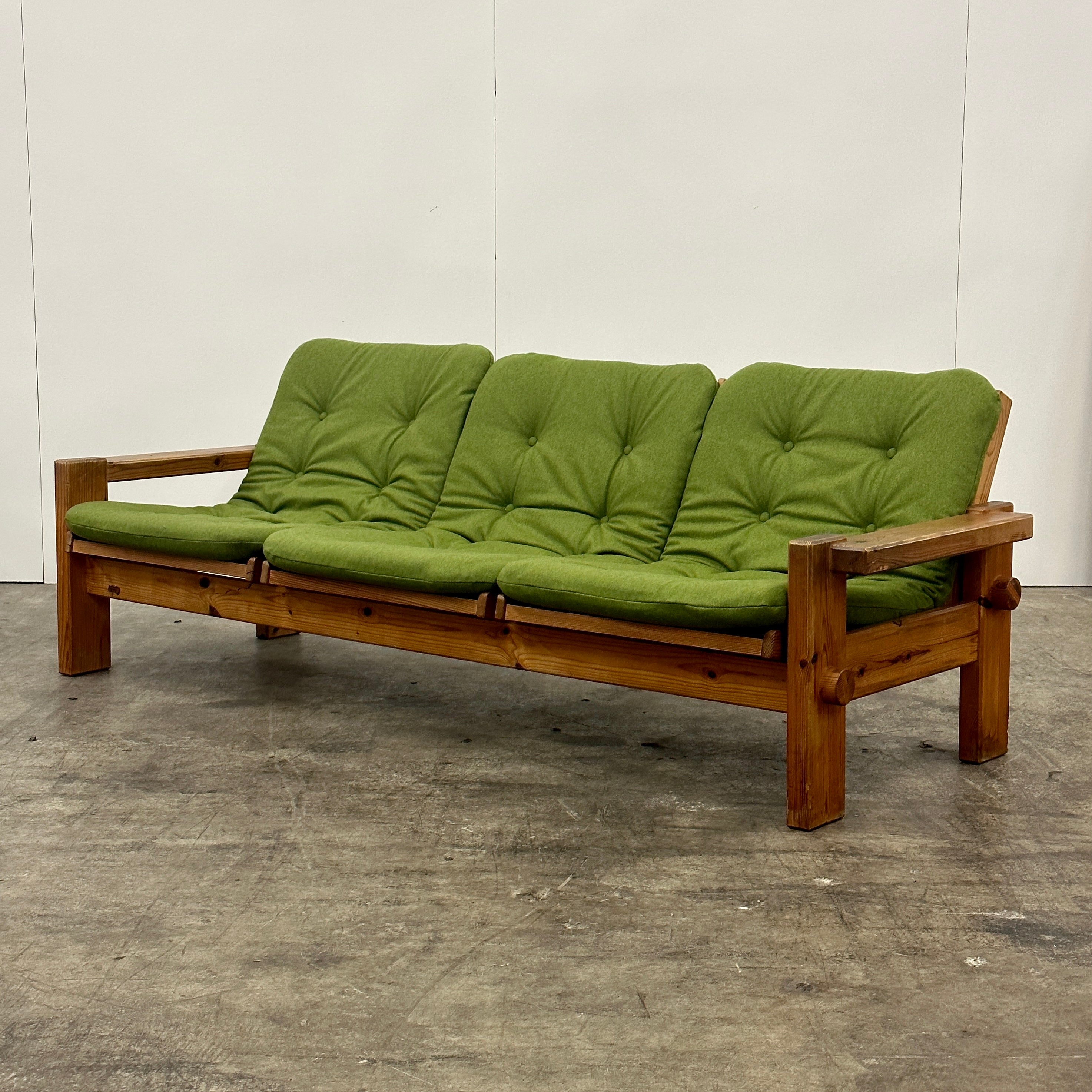 Dymling Swedish Pine Sofa by Yngve Ekström for Swedese
