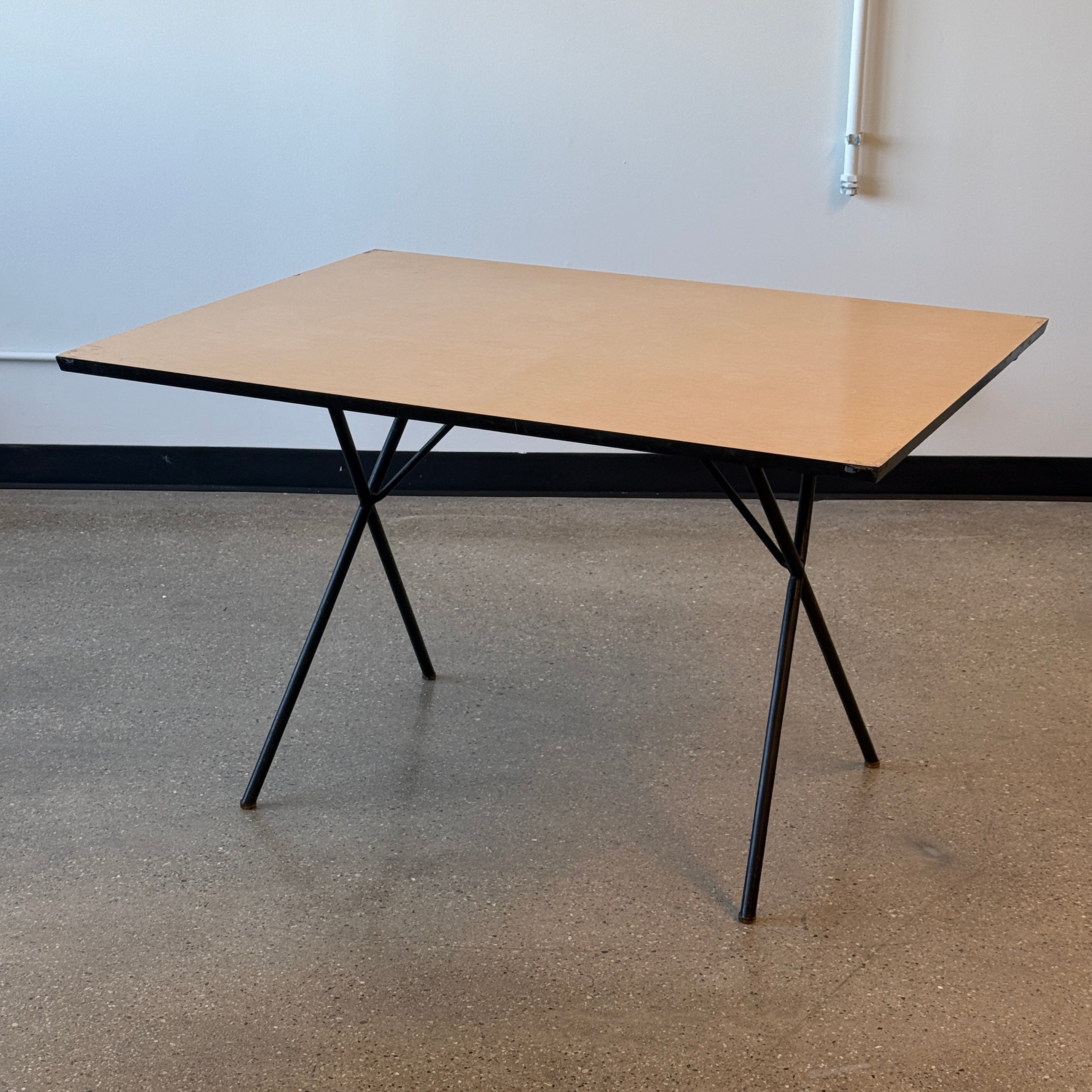 X Leg Extendable Dining Table by George Nelson for Herman Miller