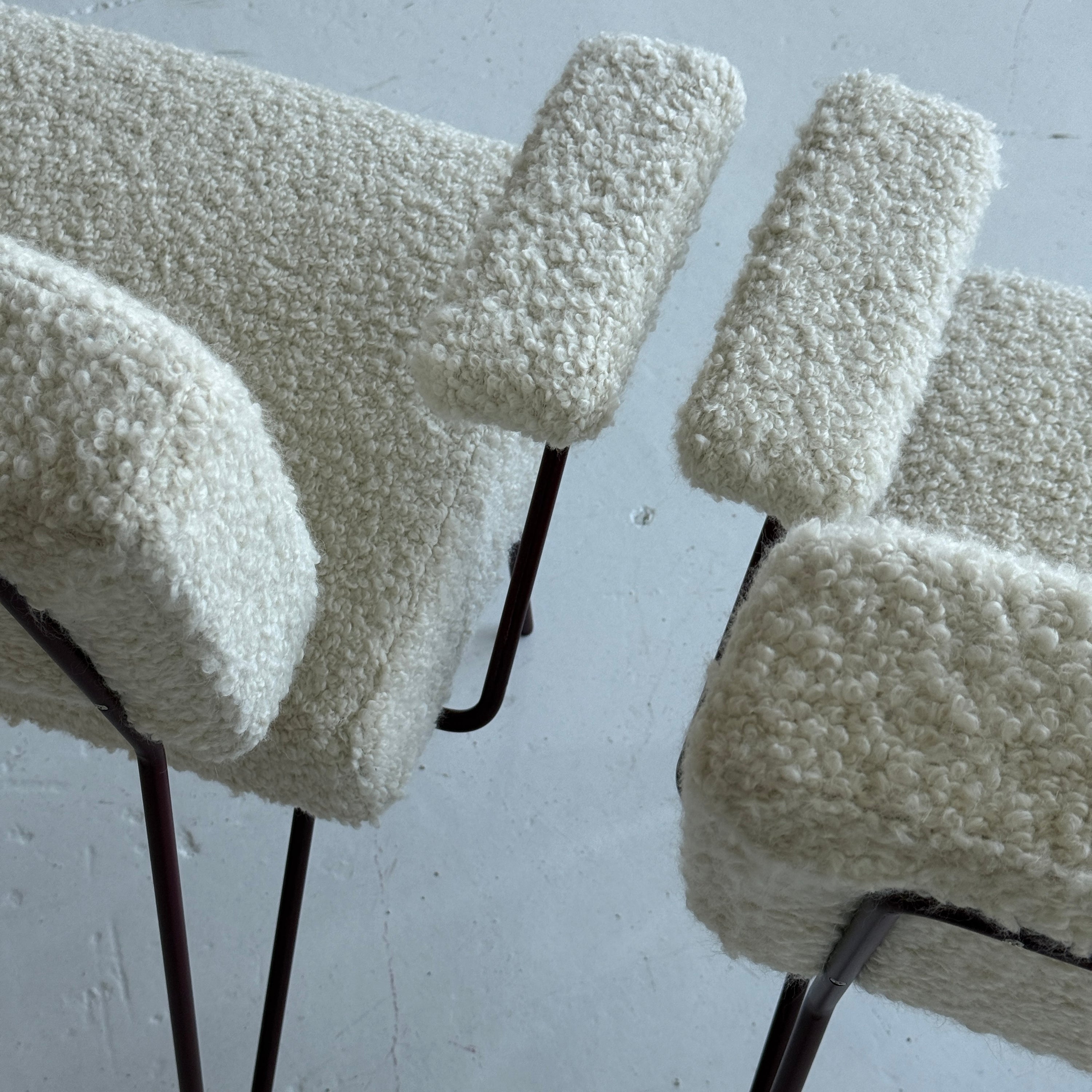 Hairpin Iron Dining Chairs by Dorothy Schindele