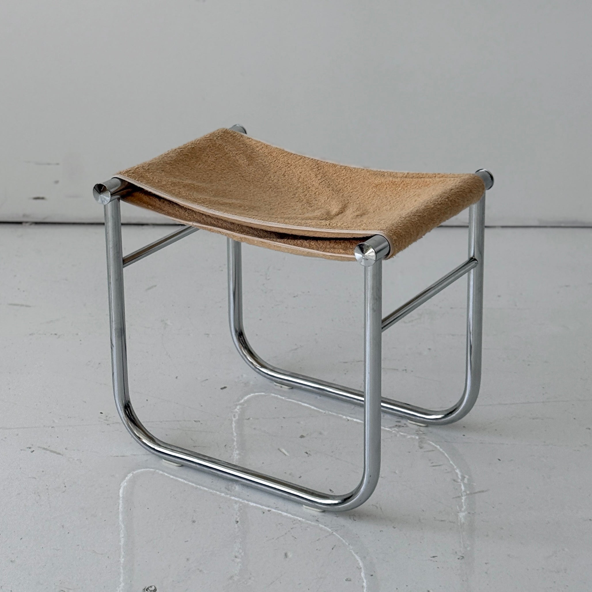 LC9 Tabouret Stool by Le Corbusier, Pierre Jeanneret, and Charlotte Perriand for Cassina
