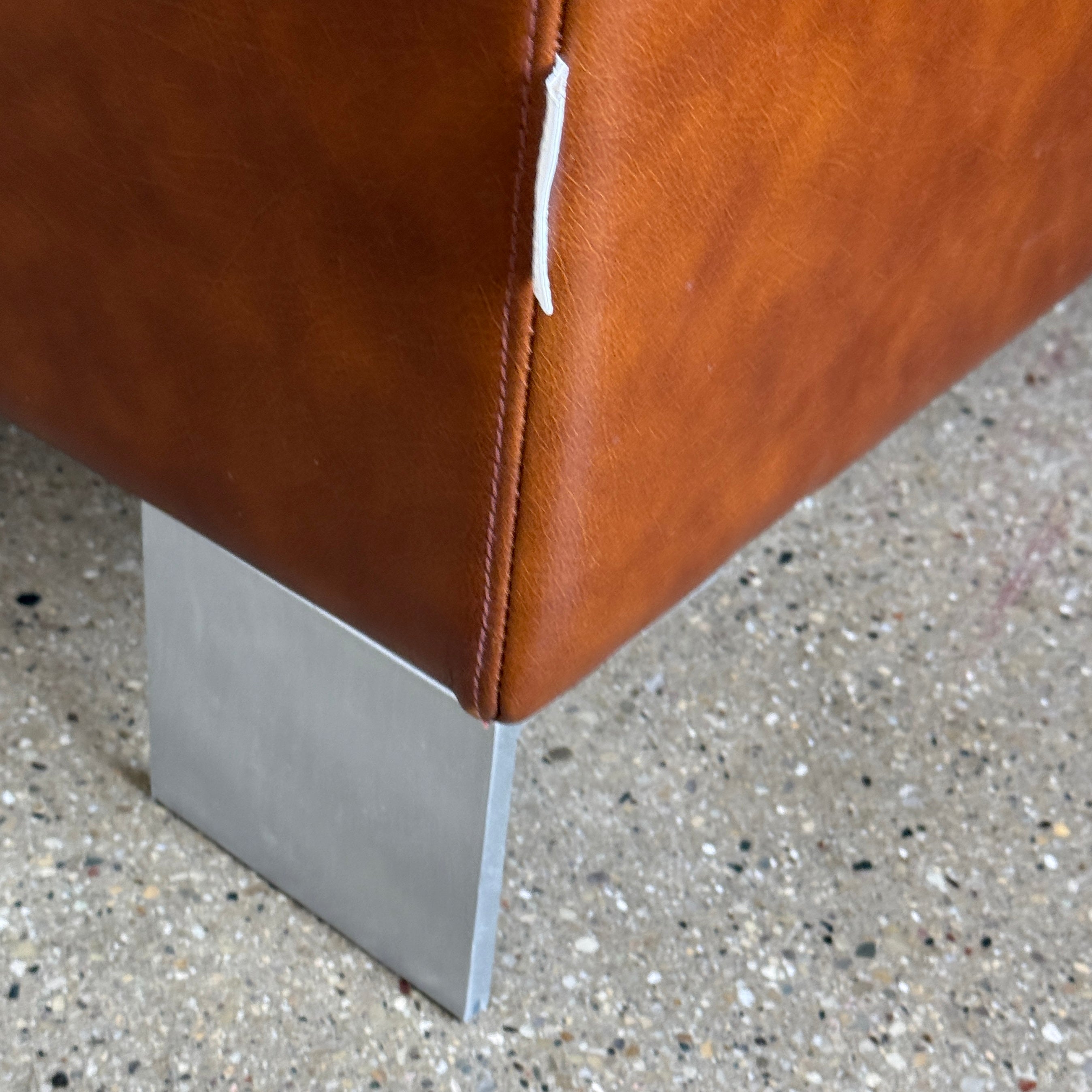 French Armchairs in Original Buffalo Leather