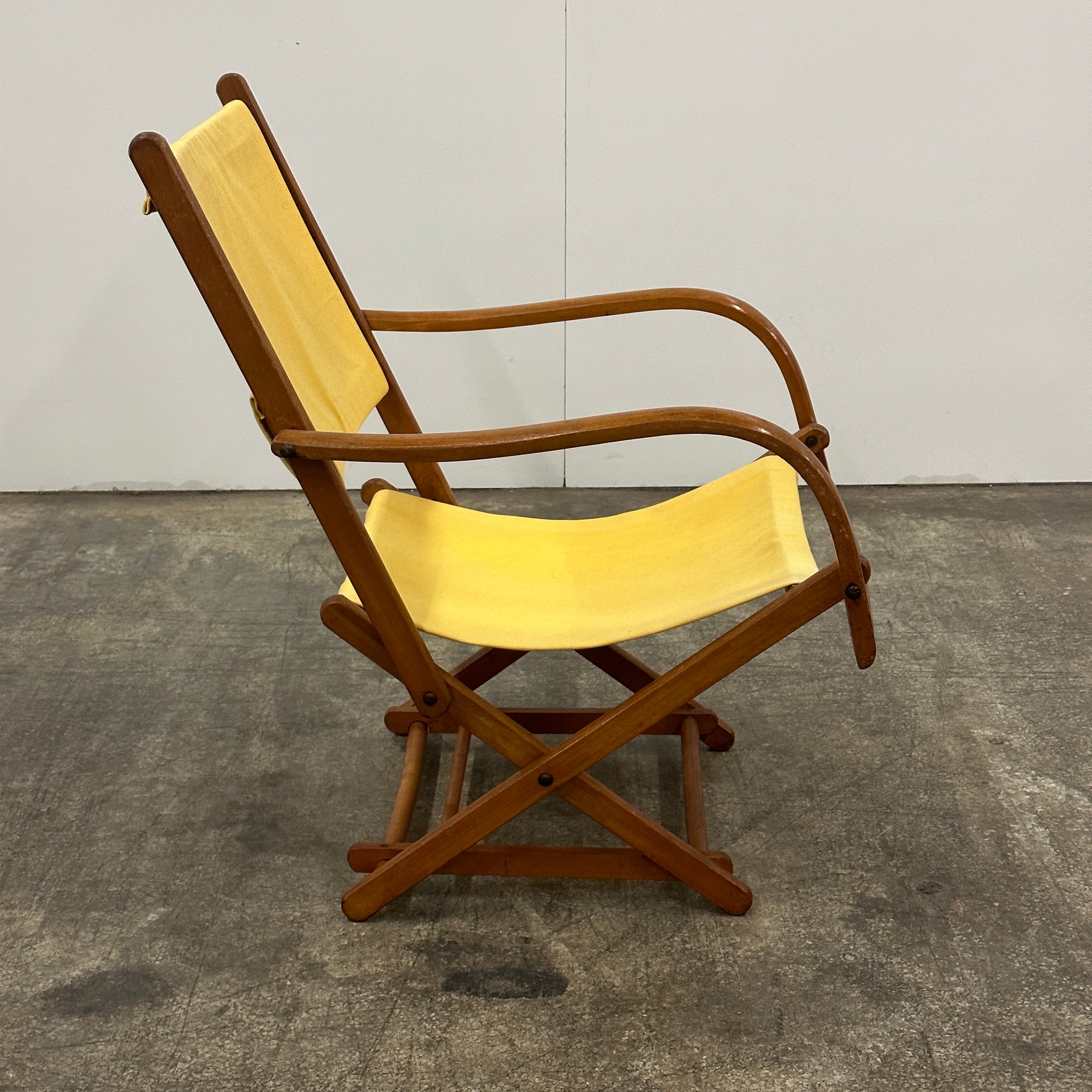 Vintage Danish Folding Chair by Torck