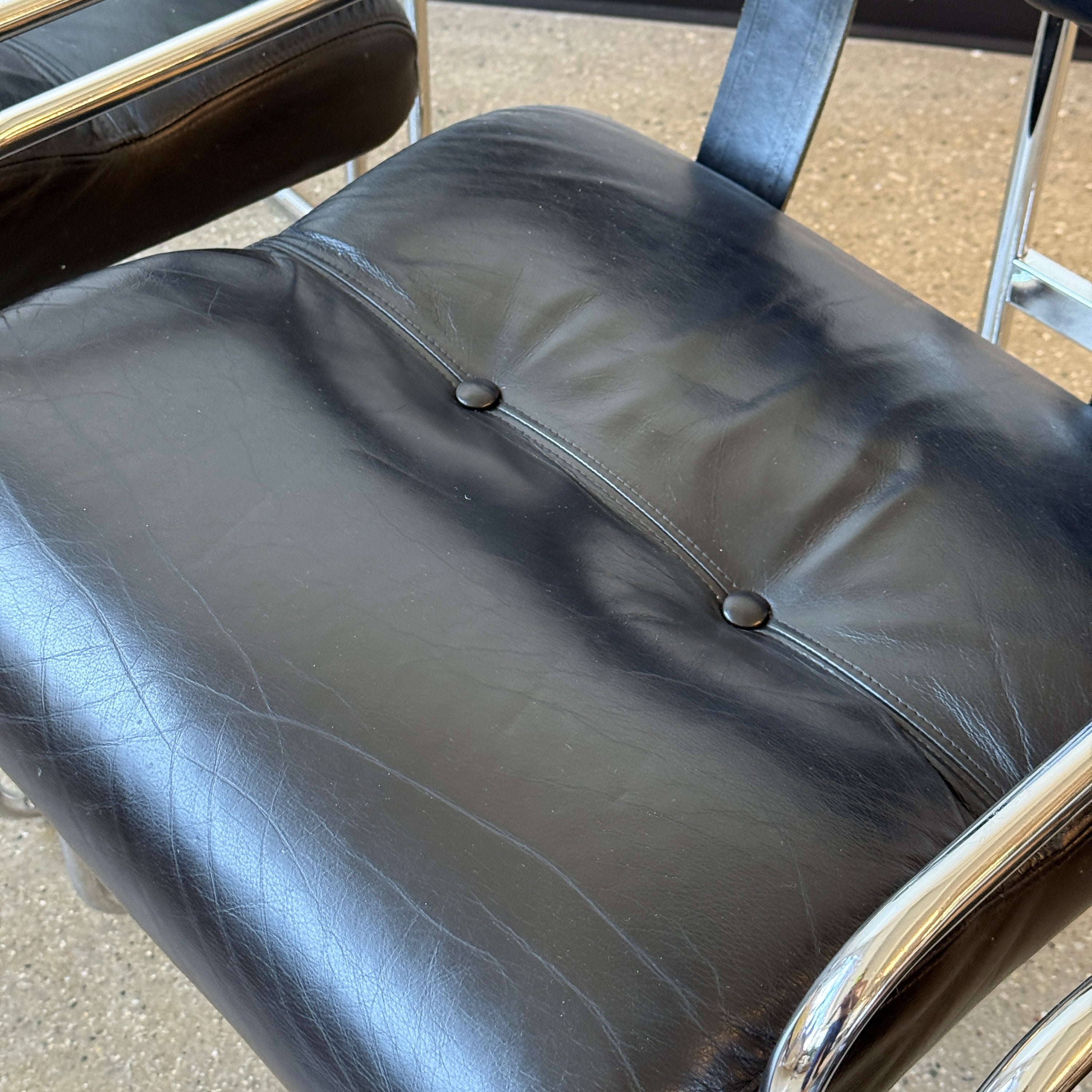 Tucroma Leather Dining Chairs by Guido Faleschini for i4 Mariani