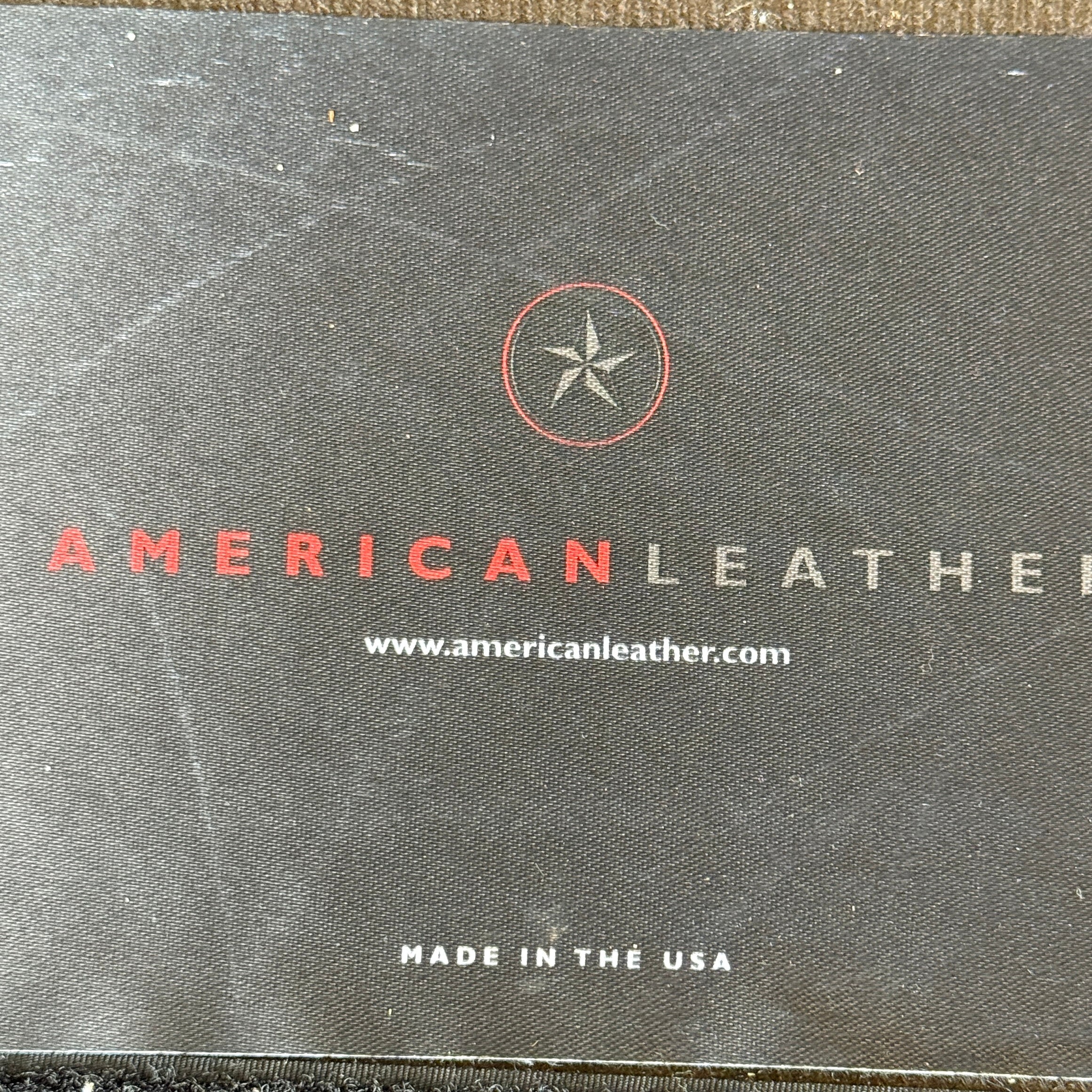 Fiftyish Wingback Leather Sofa by Vladimir Kagan for American Leather