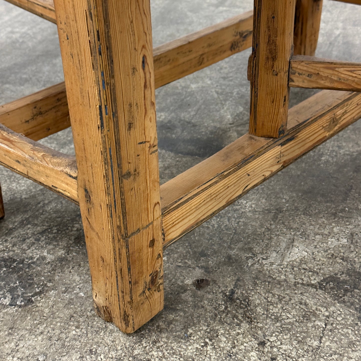 Antique Swedish Drop Leaf Dining Table
