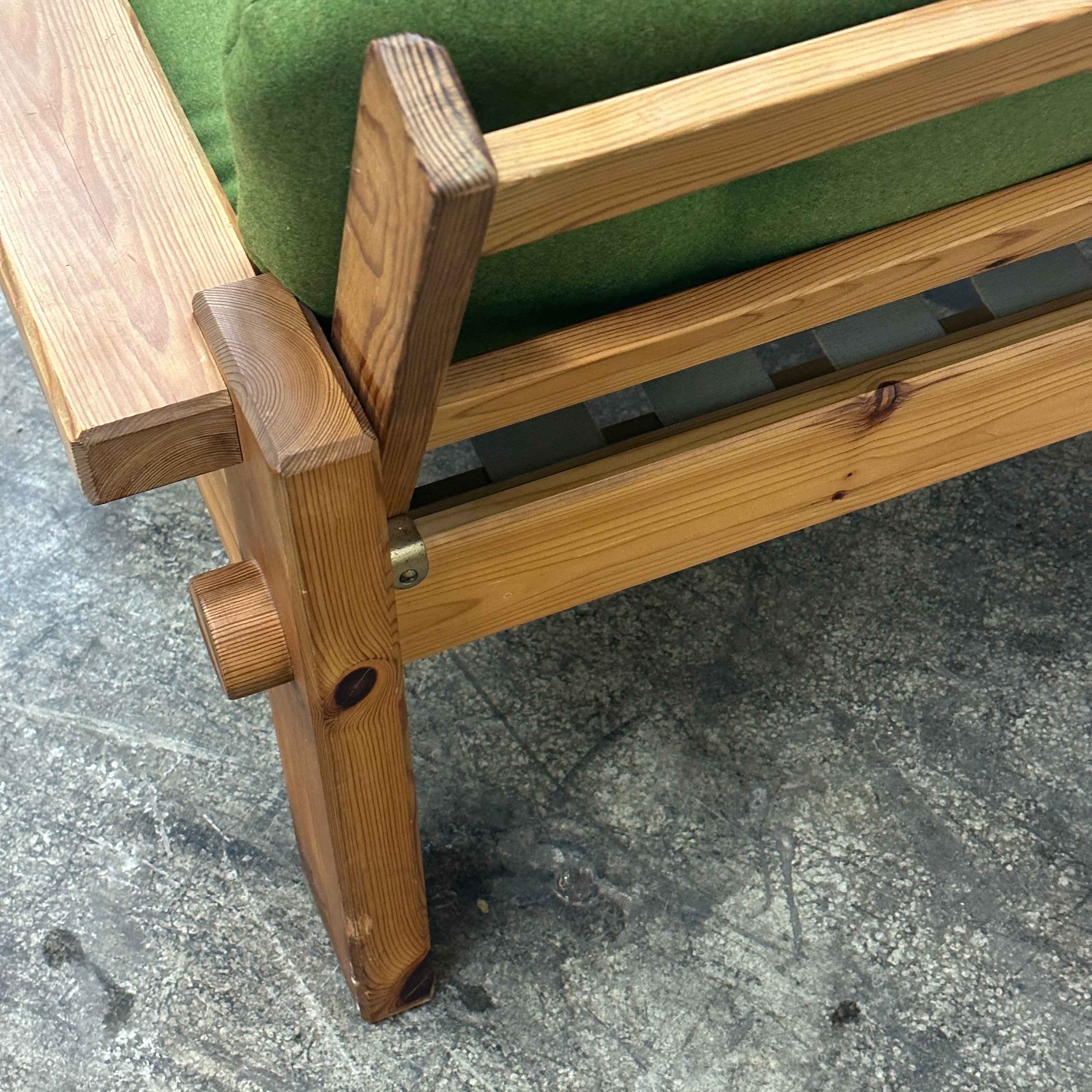 Dymling Swedish Pine Sofa by Yngve Ekström for Swedese