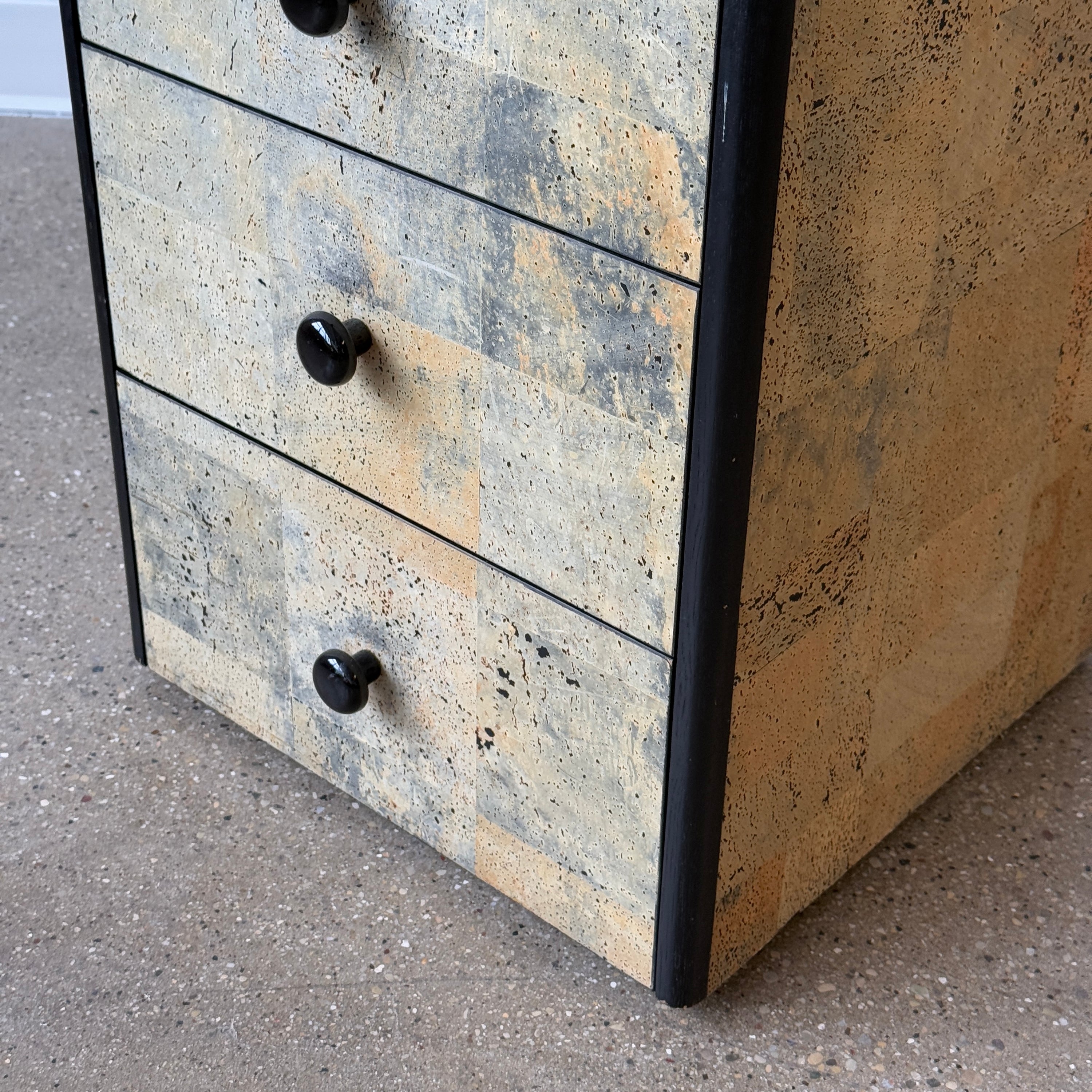 Serie 5 Cork Chest of Drawers by Peter Maly
