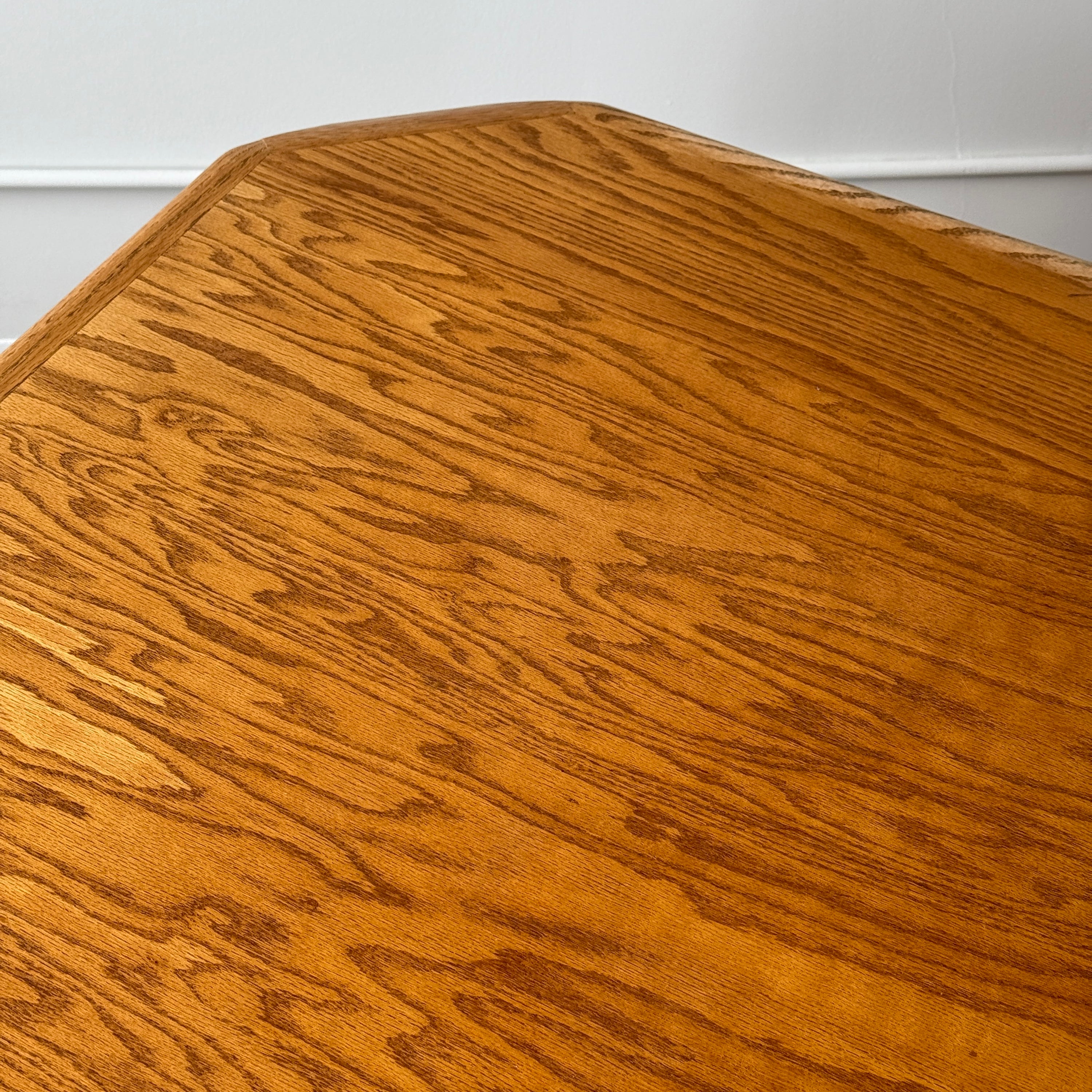 Extendable Oak Dining Table by Lou Hodges for Generation 80