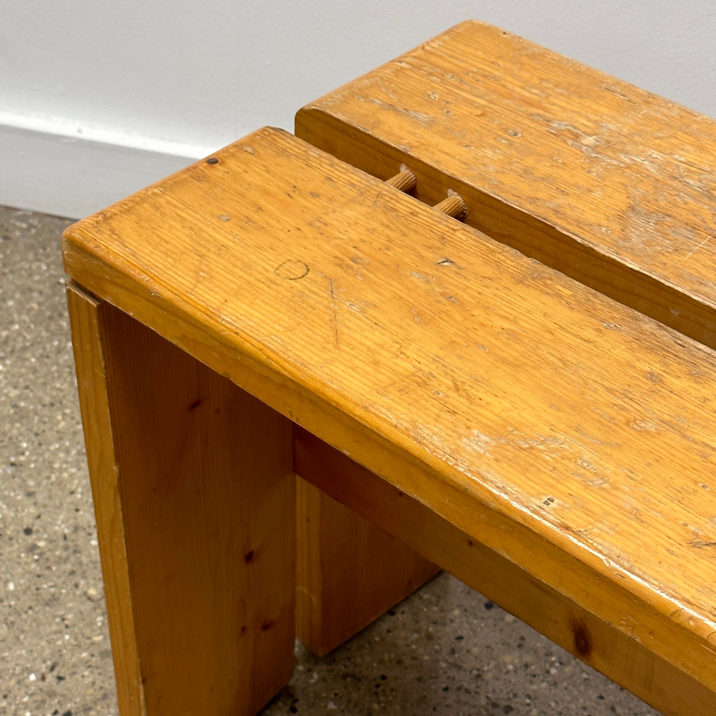 Canteen Stool by Charlotte Perriand from Les Arcs