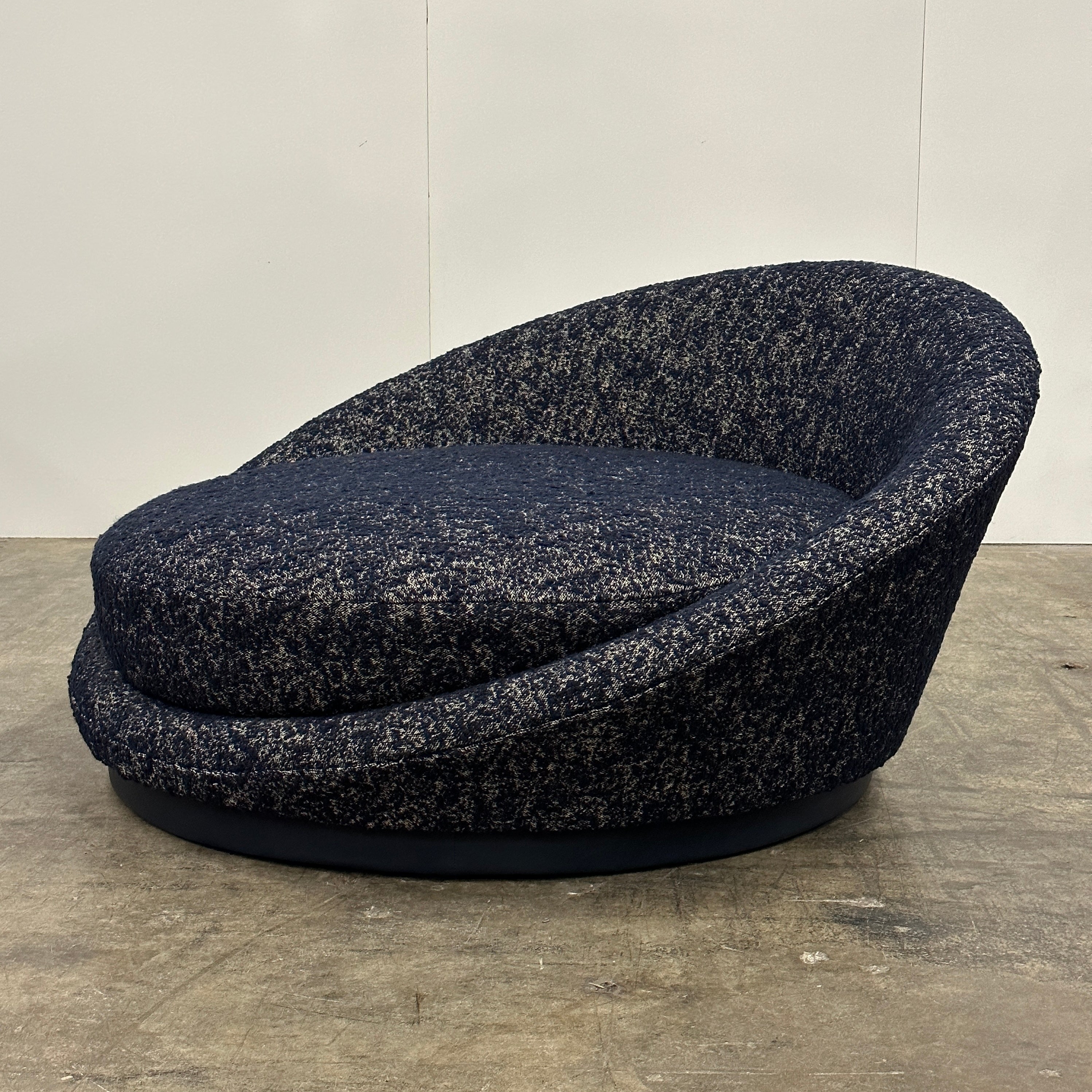 Satellite Chair In the Style Of Milo Baughman for Thayer Coggin in Holly Hunt Los Cabos Fabric