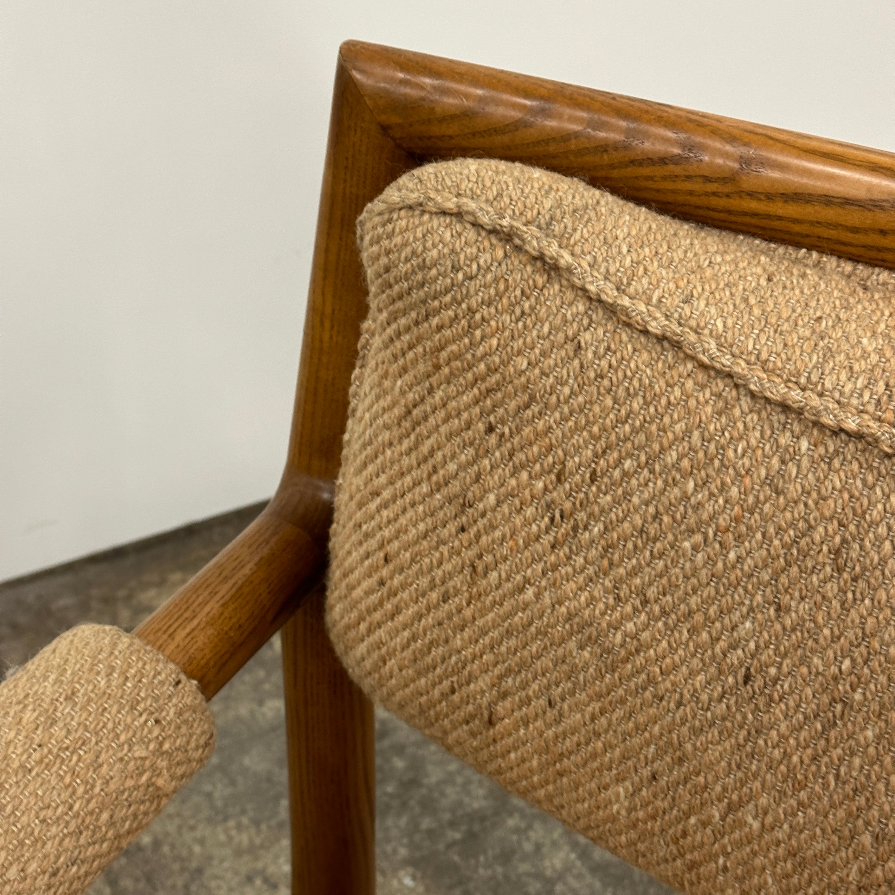 Vintage Ash Club Chair by Edward Wormley for Dunbar