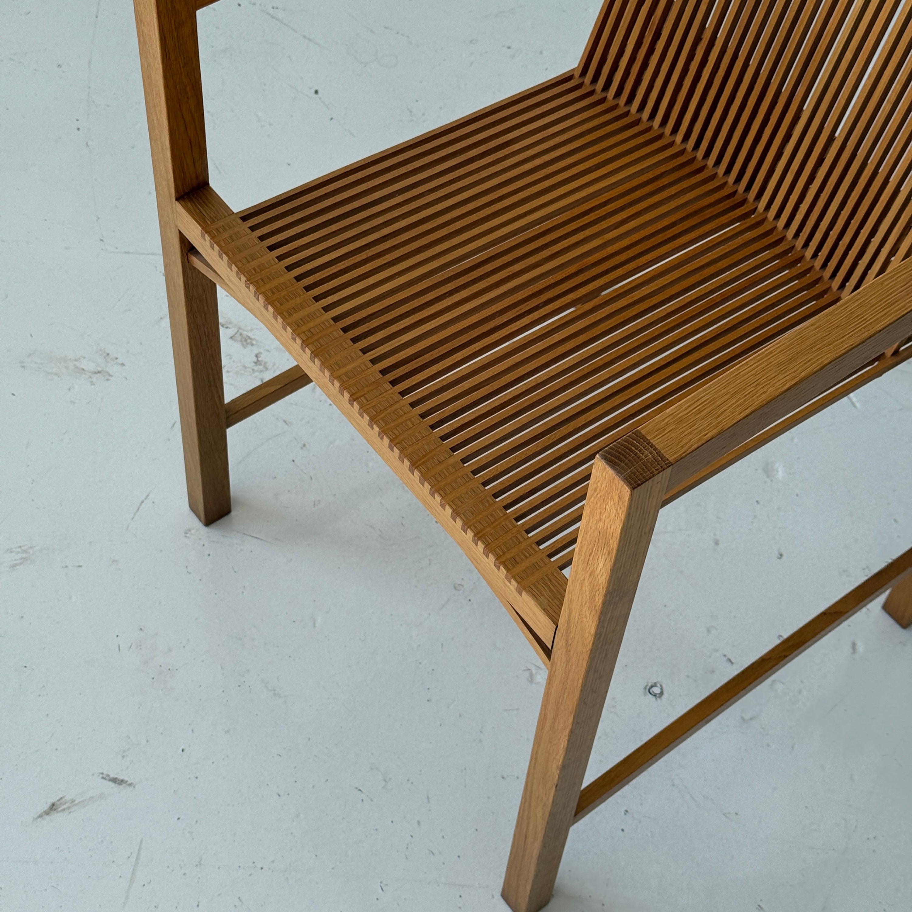 Wooden Slat Side Chair by Rudy Jan Kokke for Spectrum