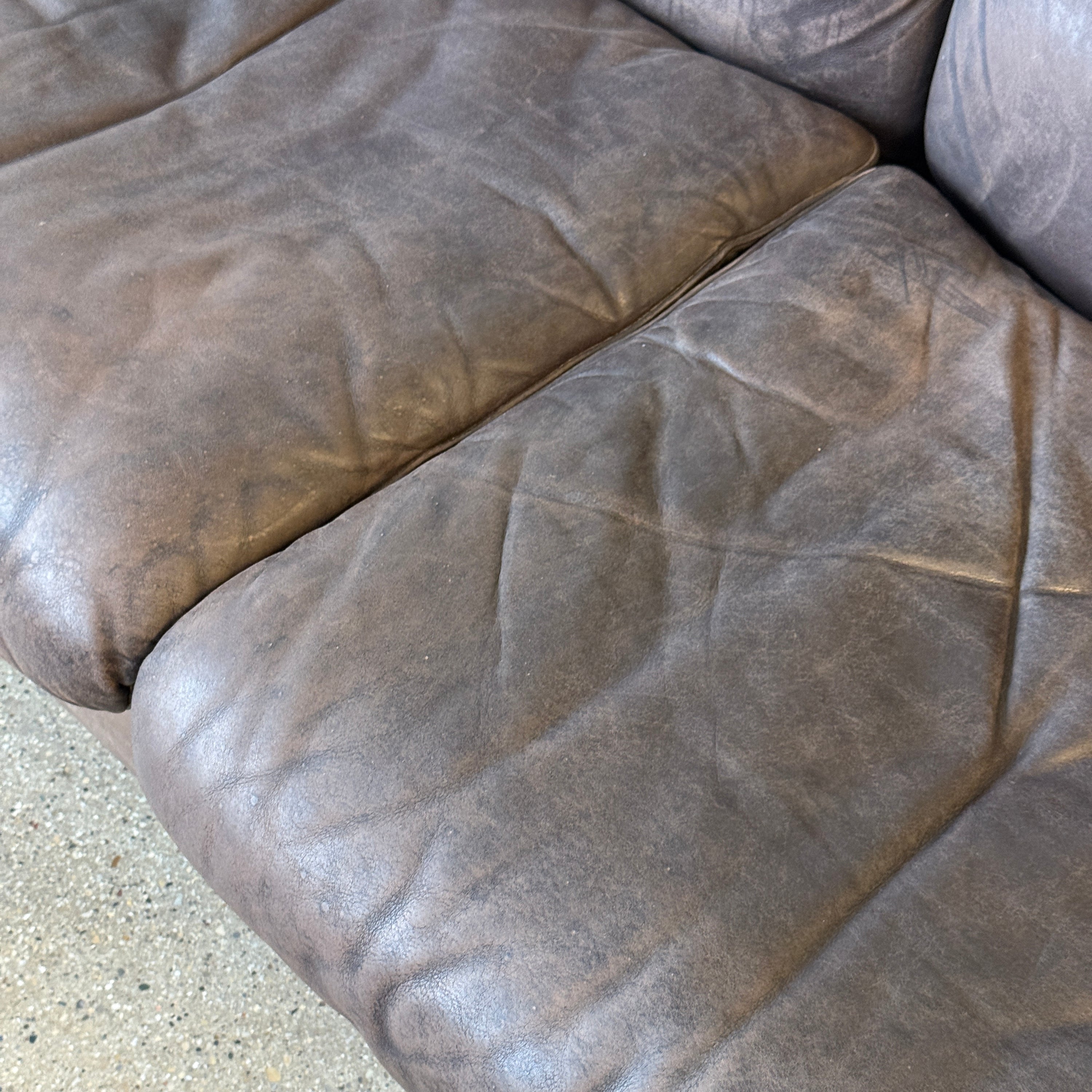 DS-66 Leather Sofa by De Sede