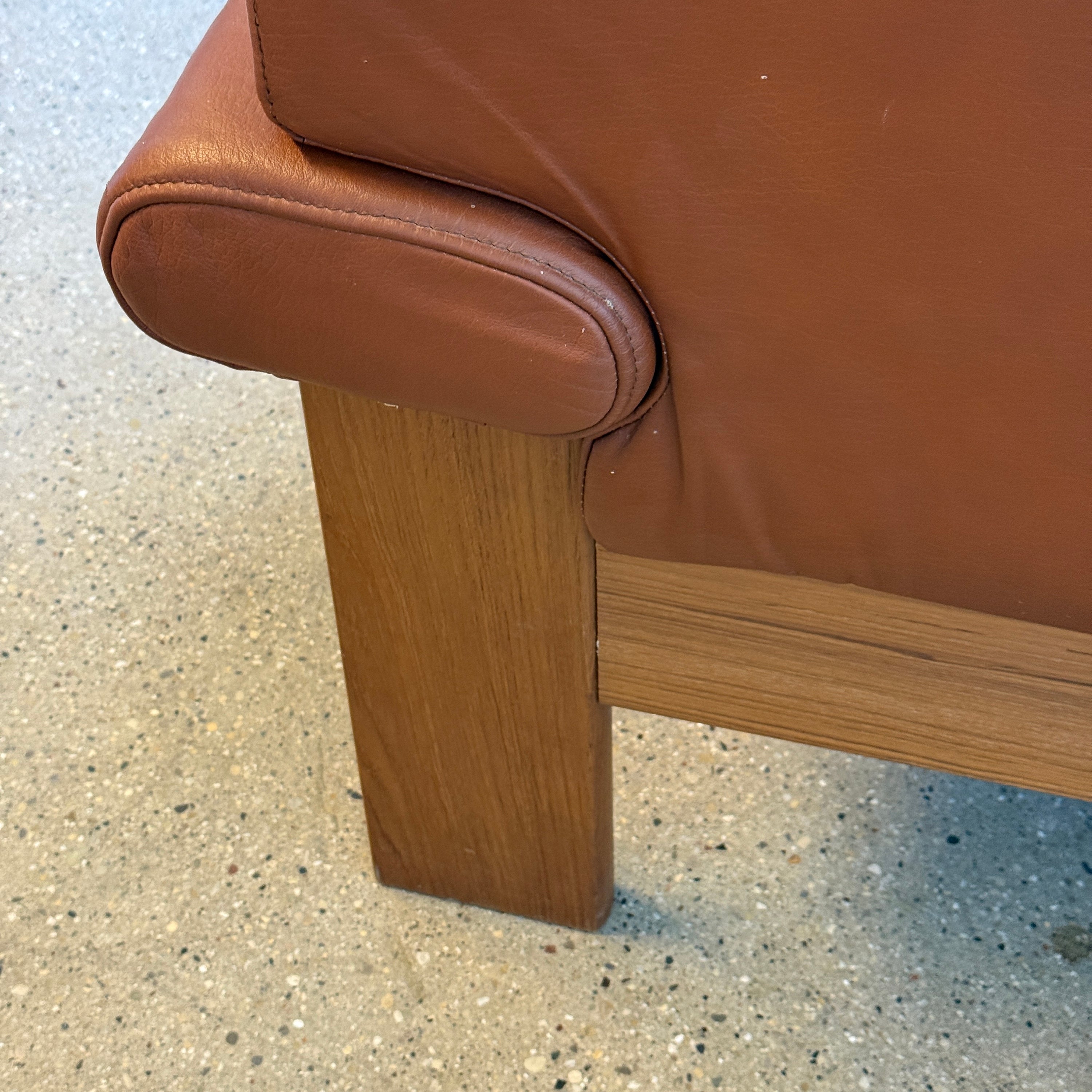 Saddle Leather Norwegian Sofa by Ekornes