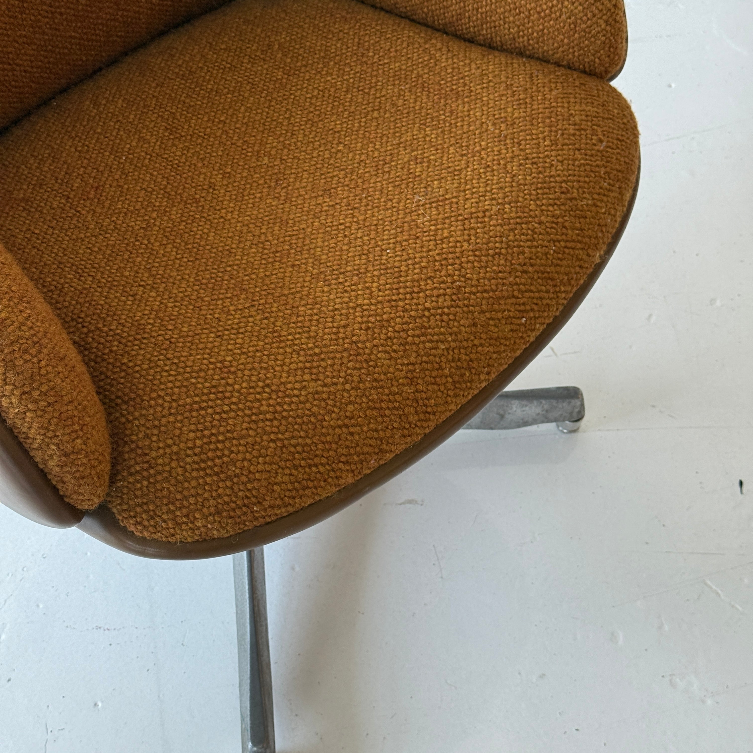 Leather Platner Chairs by Warren Platner for Steelcase