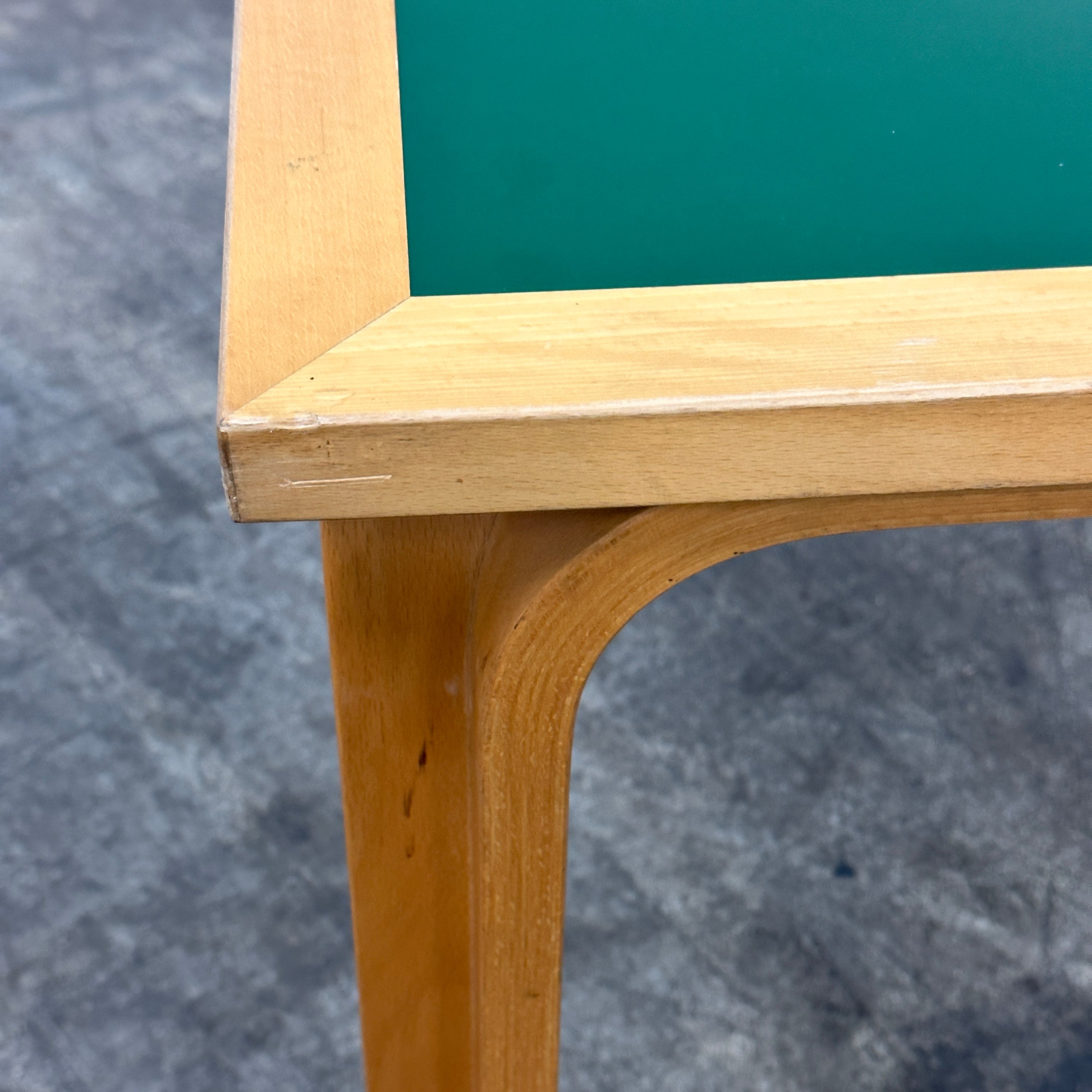 Square Green Table by Rud Thygesen and Johnny Sørensen for Magnus Olesen