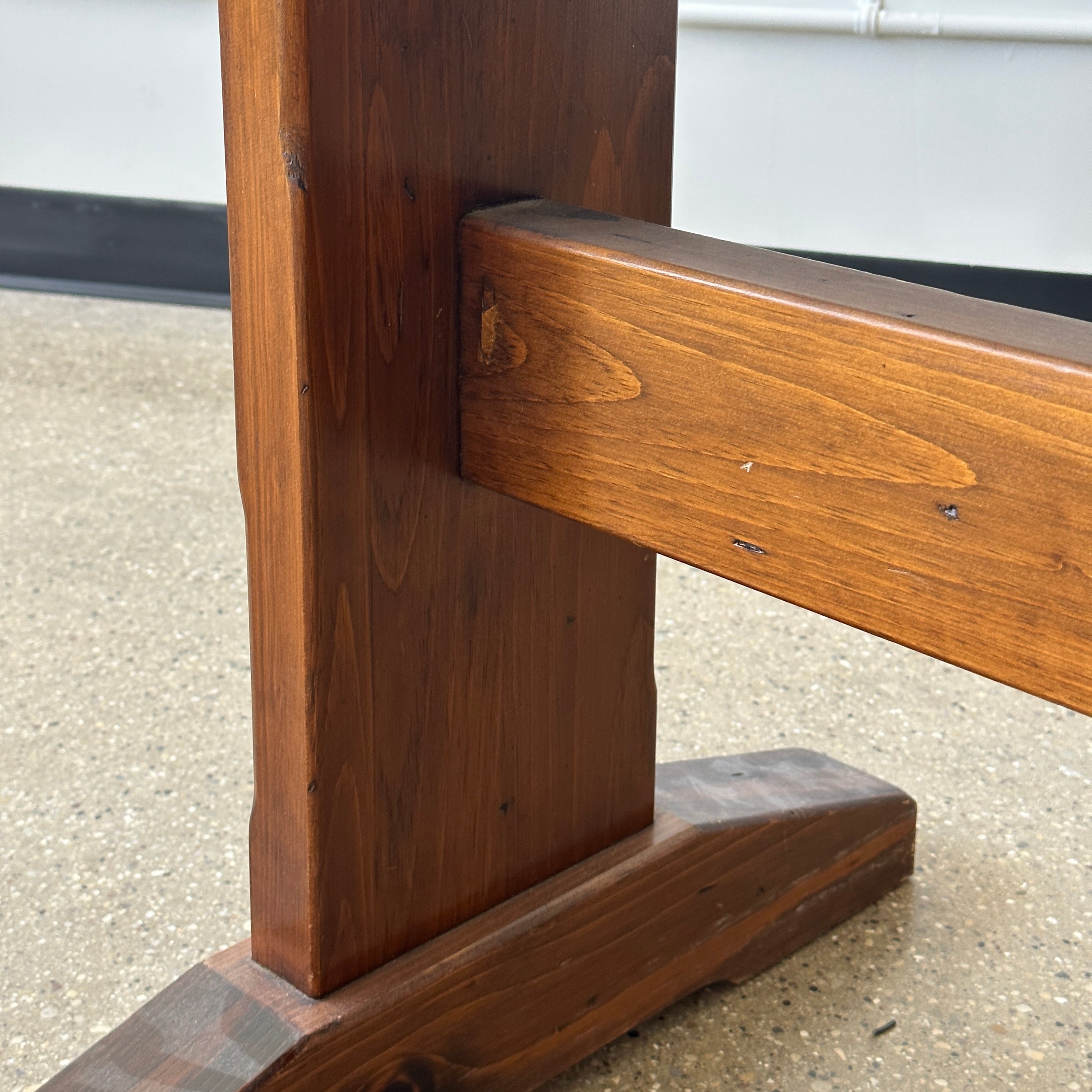 Antique Pine Tavern Desk