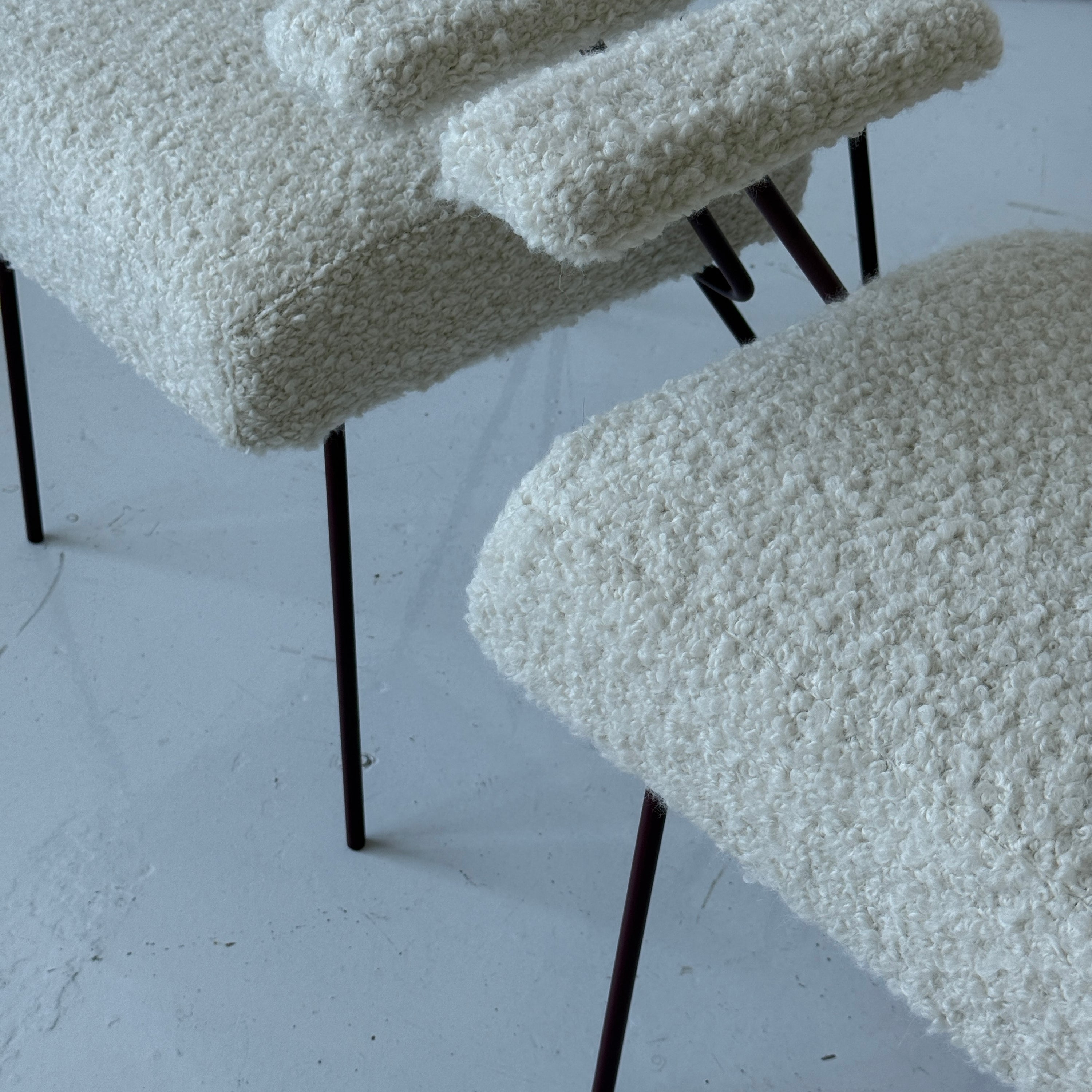 Hairpin Iron Dining Chairs by Dorothy Schindele