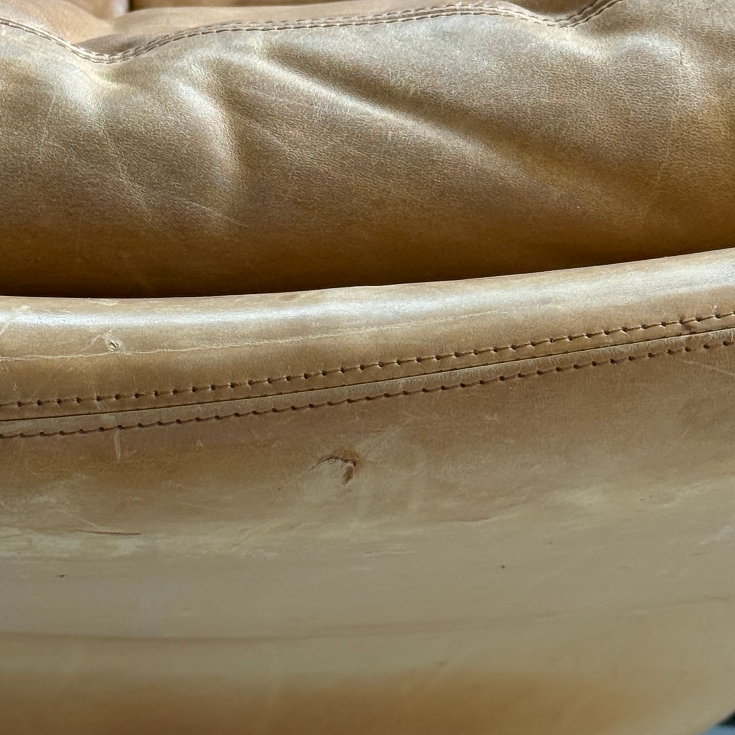 Sandwich e Doppiosandwich Leather Settee by Titina Ammannati and Giampiero Vitelli for Brunati