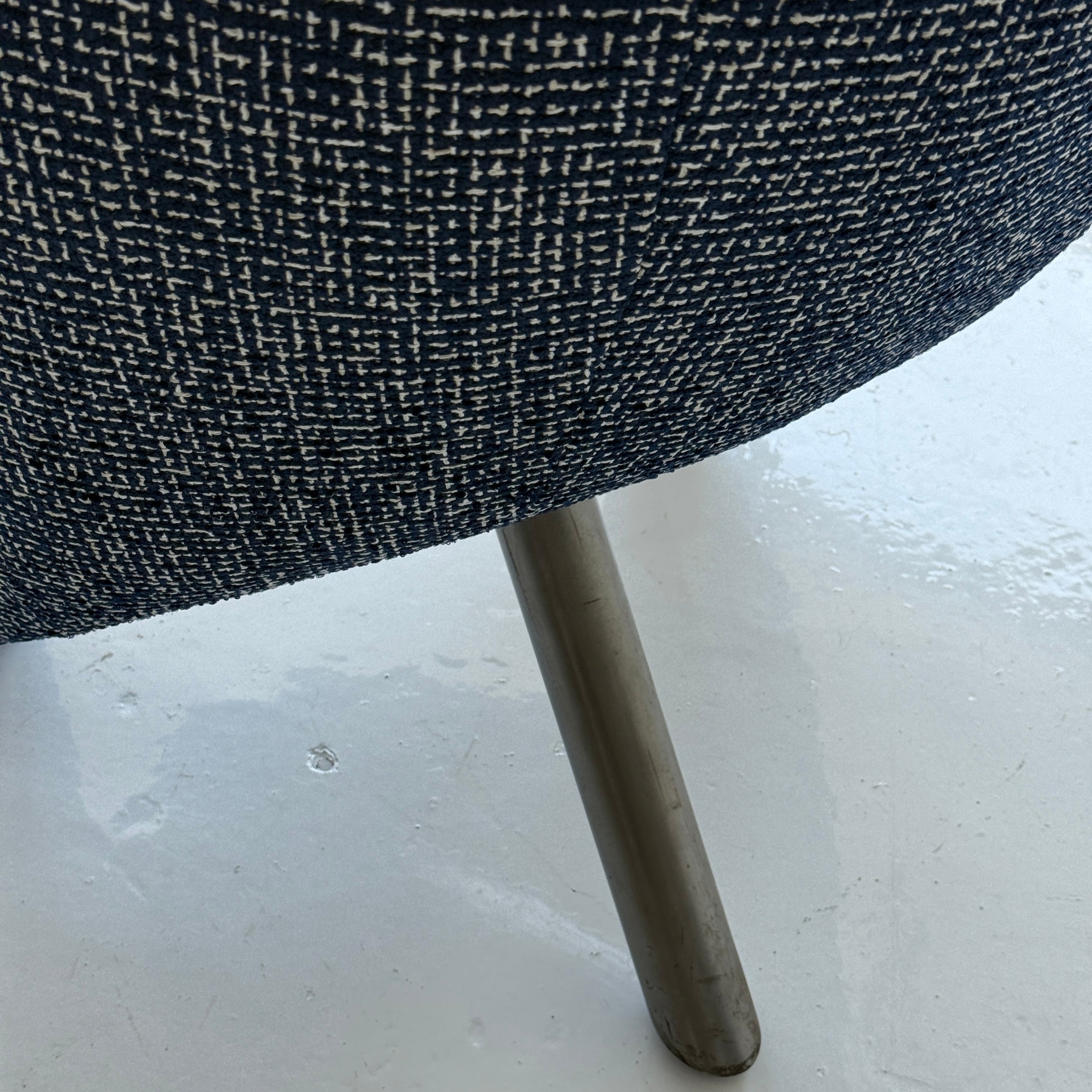 Sculptural Postmodern Upholstered Lounge Chairs