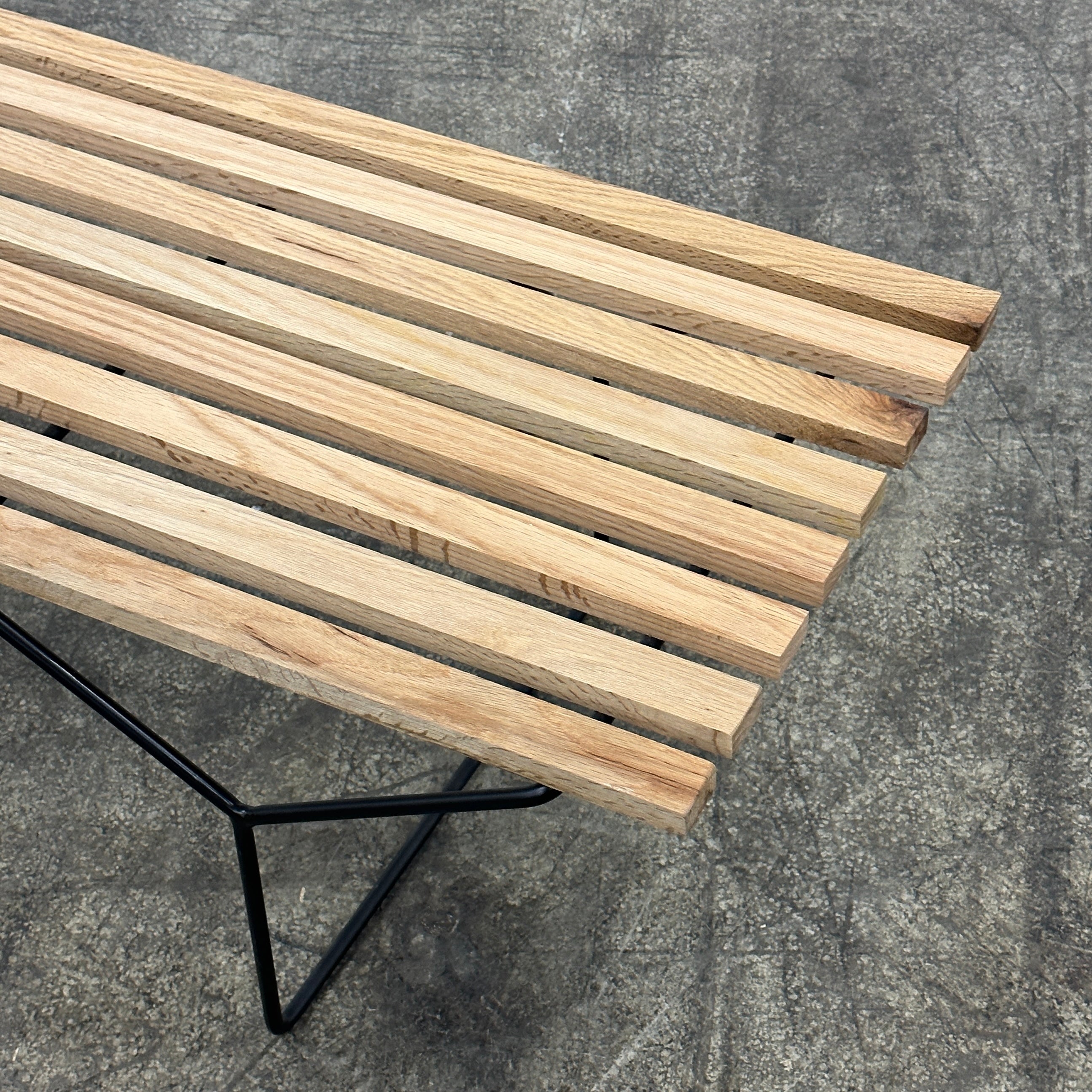 Slat Bench by Harry Bertoia for Knoll
