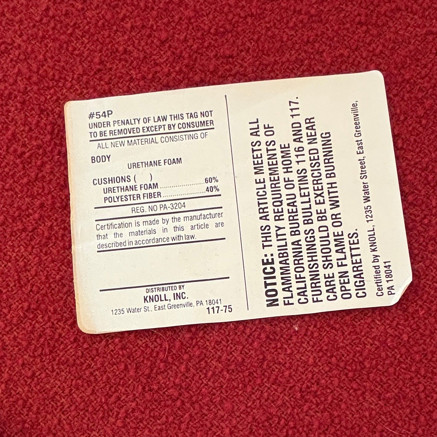 Womb Chair + Ottoman by Eero Saarinen for Knoll