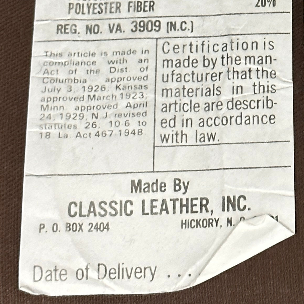 Mauve Leather Lounge Chair/Ottoman