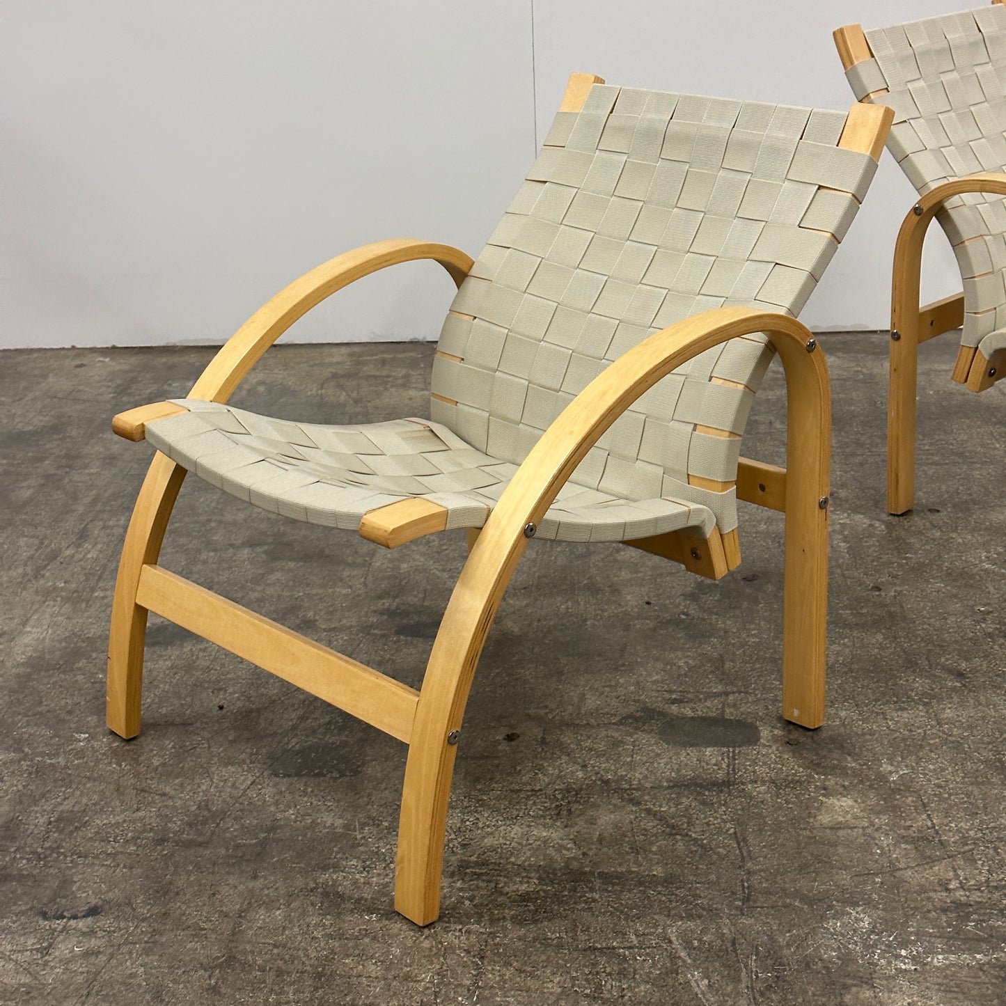 Bentwood Woven Accent Chairs by Kvist Møbler