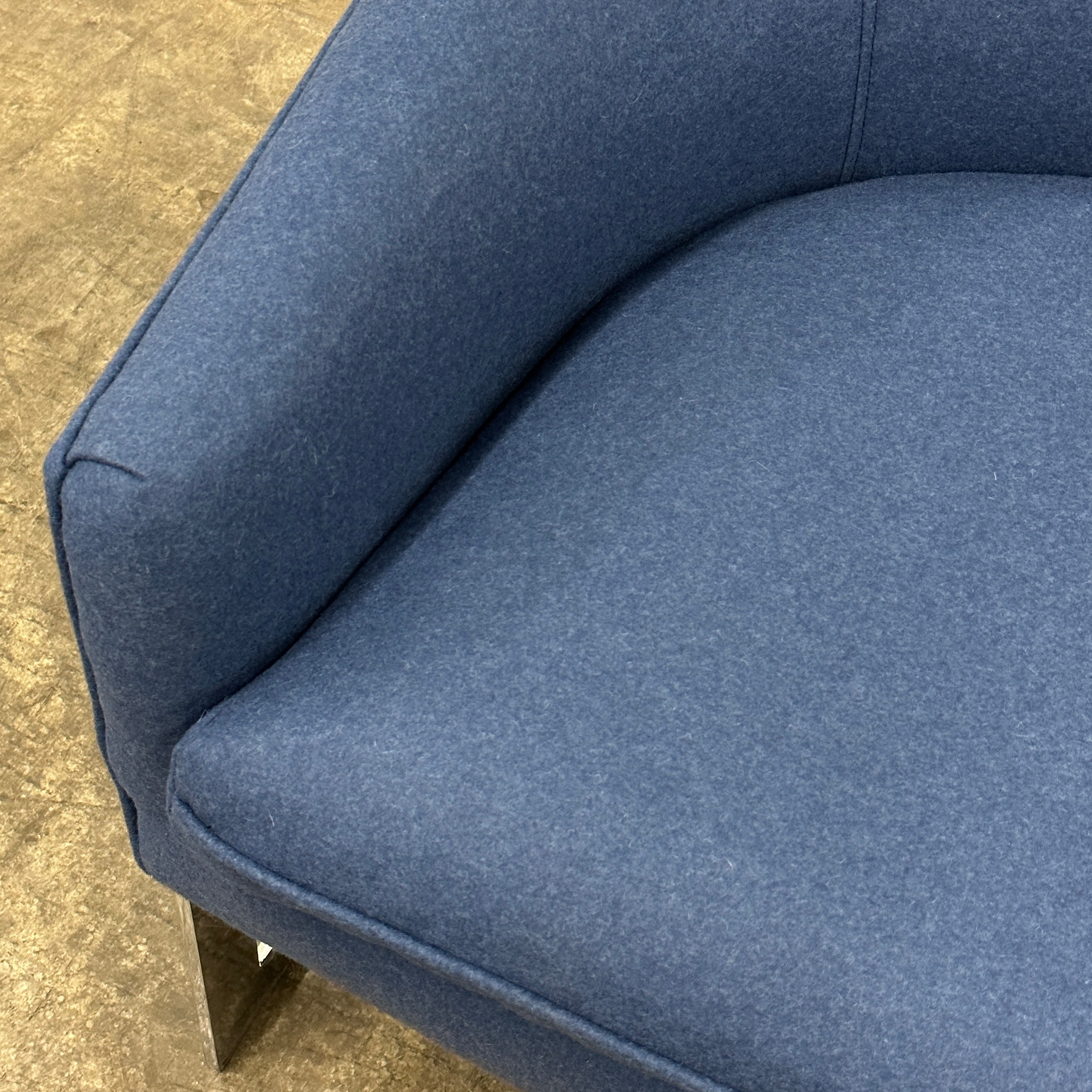 Chrome Tub Chairs by John Mascheroni for Swaim