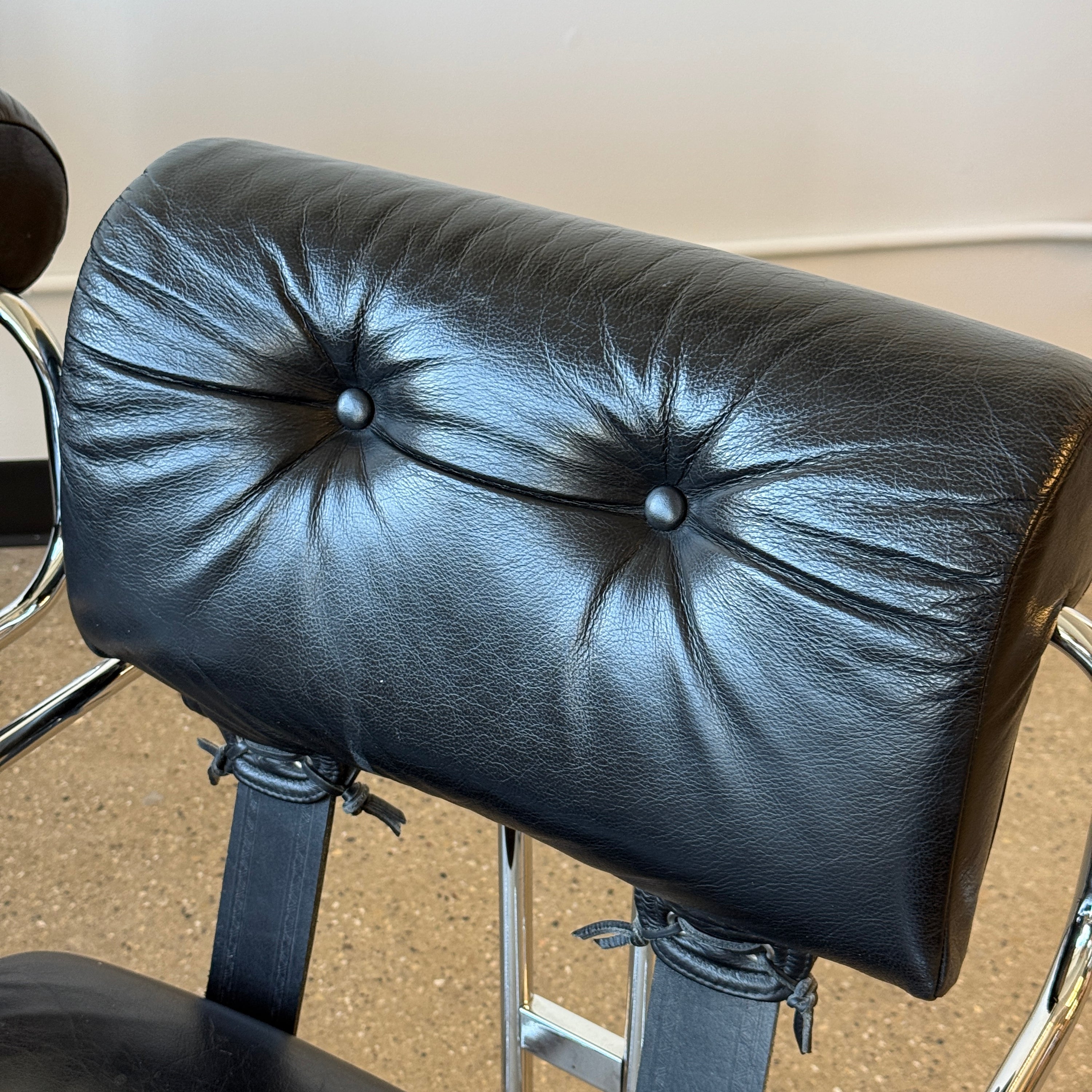 Tucroma Leather Dining Chairs by Guido Faleschini for i4 Mariani